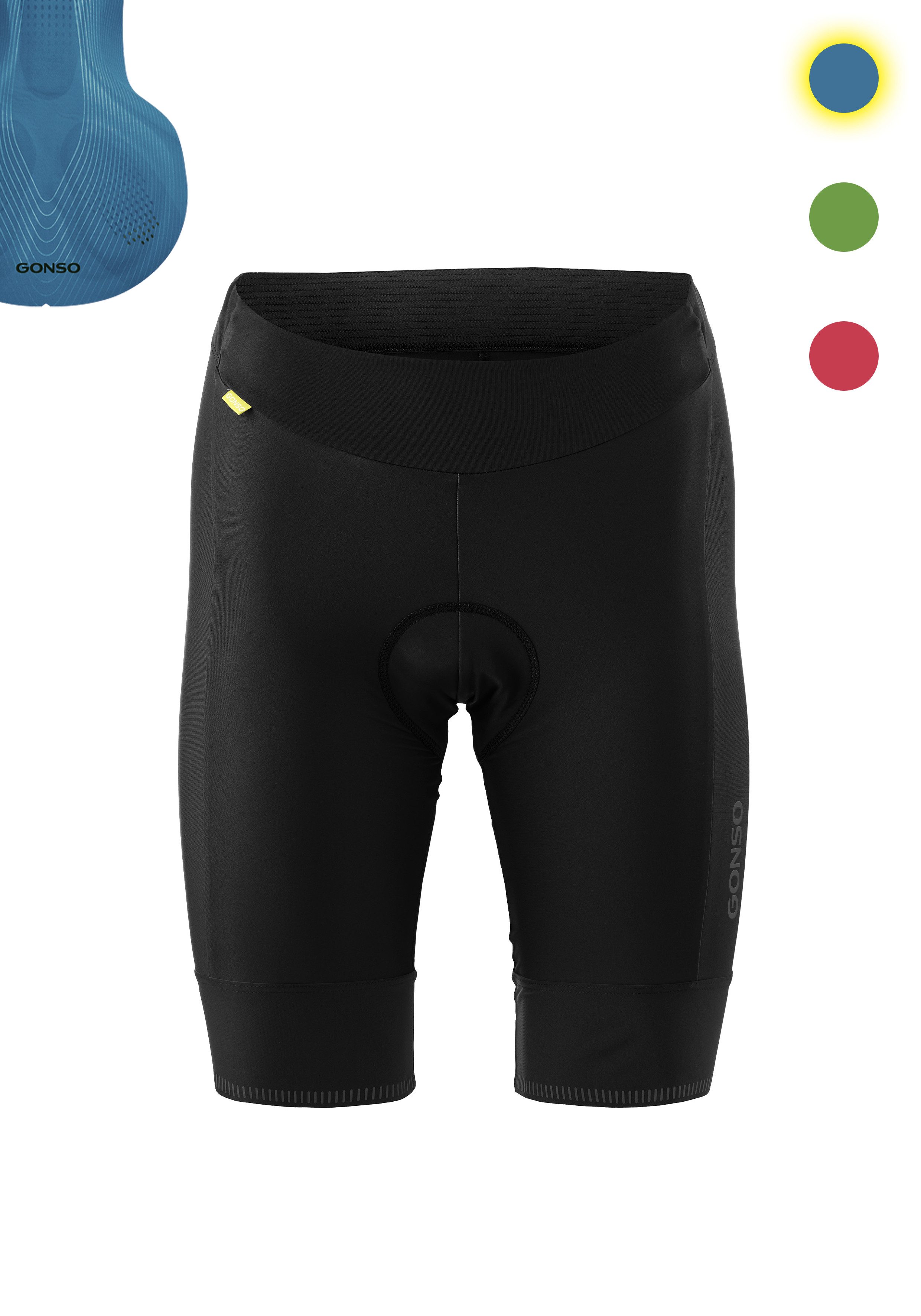 Gonso Fahrradhose SITIVO W Damen Radhose, Radlerhose mit speziellem Sitzpolster, Tight Fit