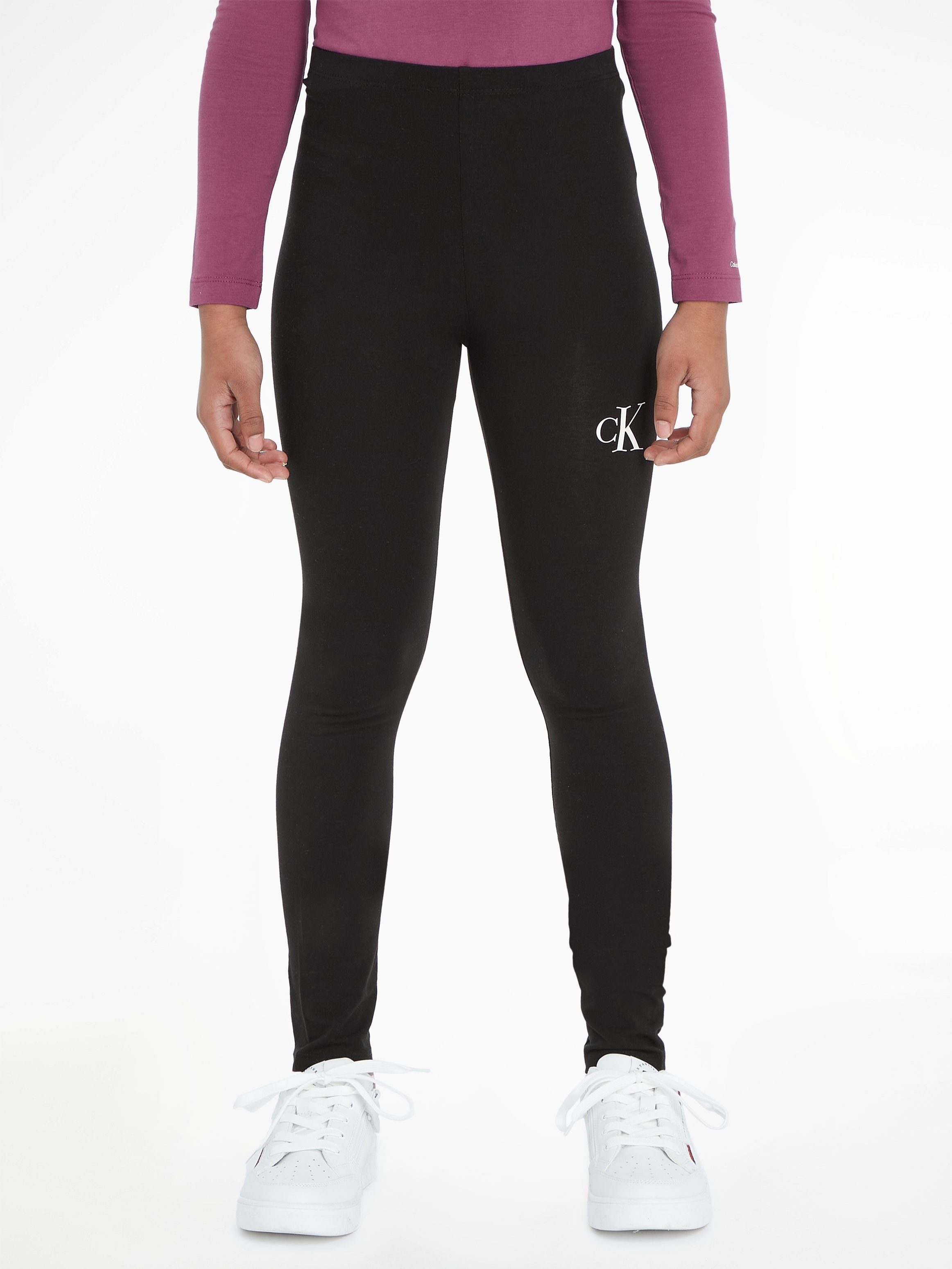 Calvin Klein Jeans Leggings CK LOGO LEGGING für Kinder bis 16 Jahre