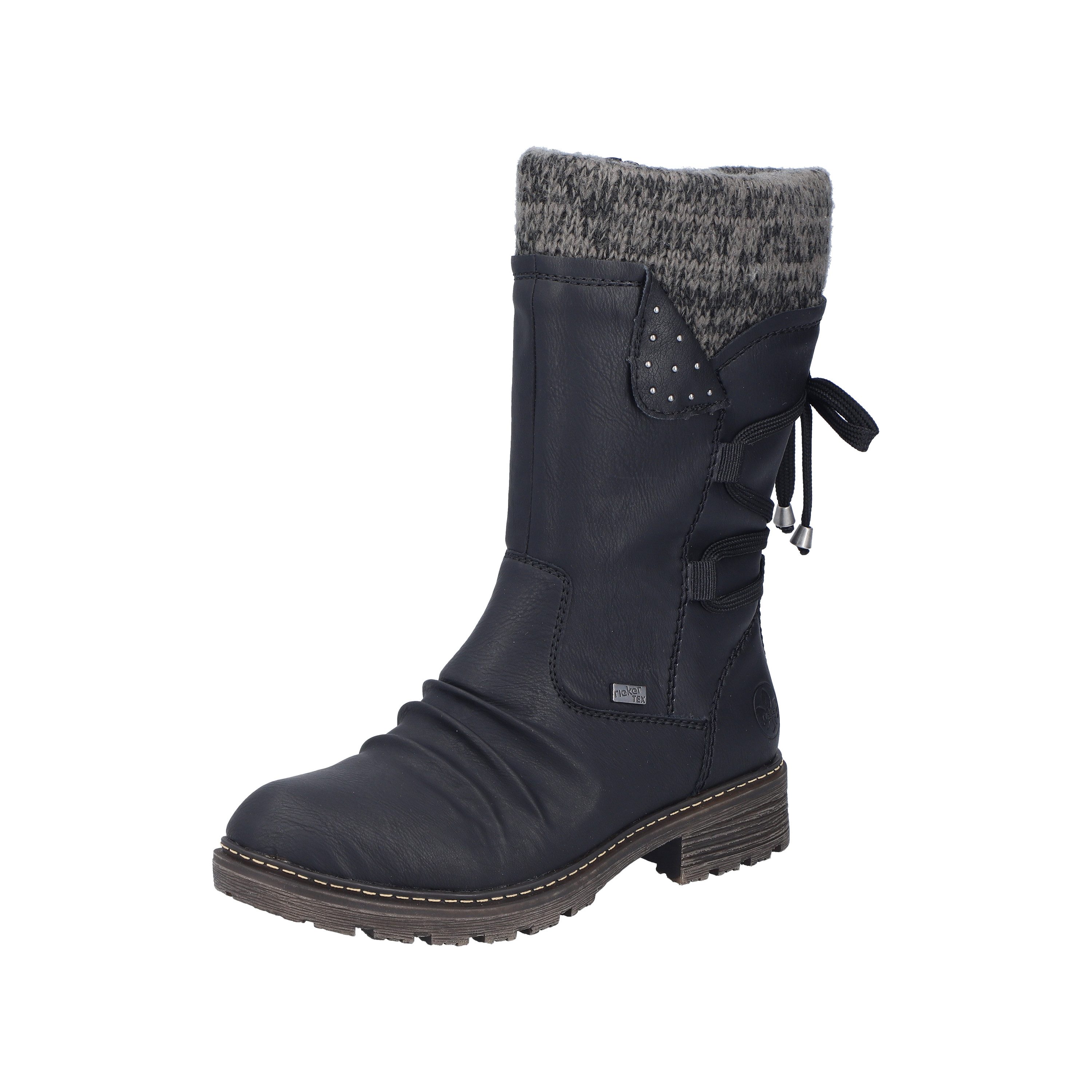 Rieker Winterstiefel, Winterboots, Profilsohle, Warmfutter, mit Rieker-TEX