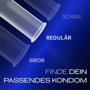 durex Kondome Intense Packung, 22 St., Komfortabler Sitz, mit Noppen, Rippen & viel Desirex-Gel