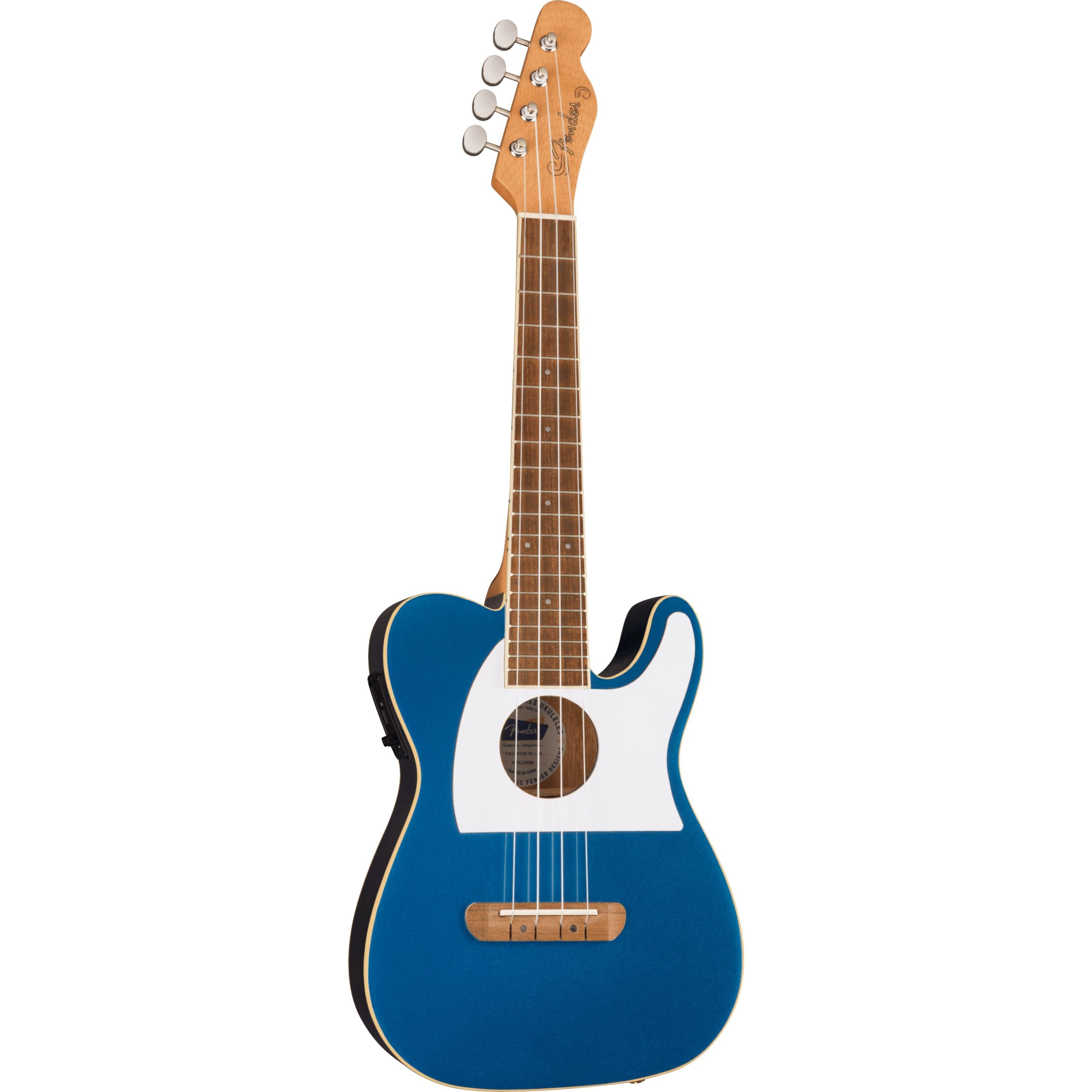 Fender Ukulele, Ukulelen, Konzert Ukulelen, Fullerton Tele Uke Lake Placid Blue - Konzert Ukulele