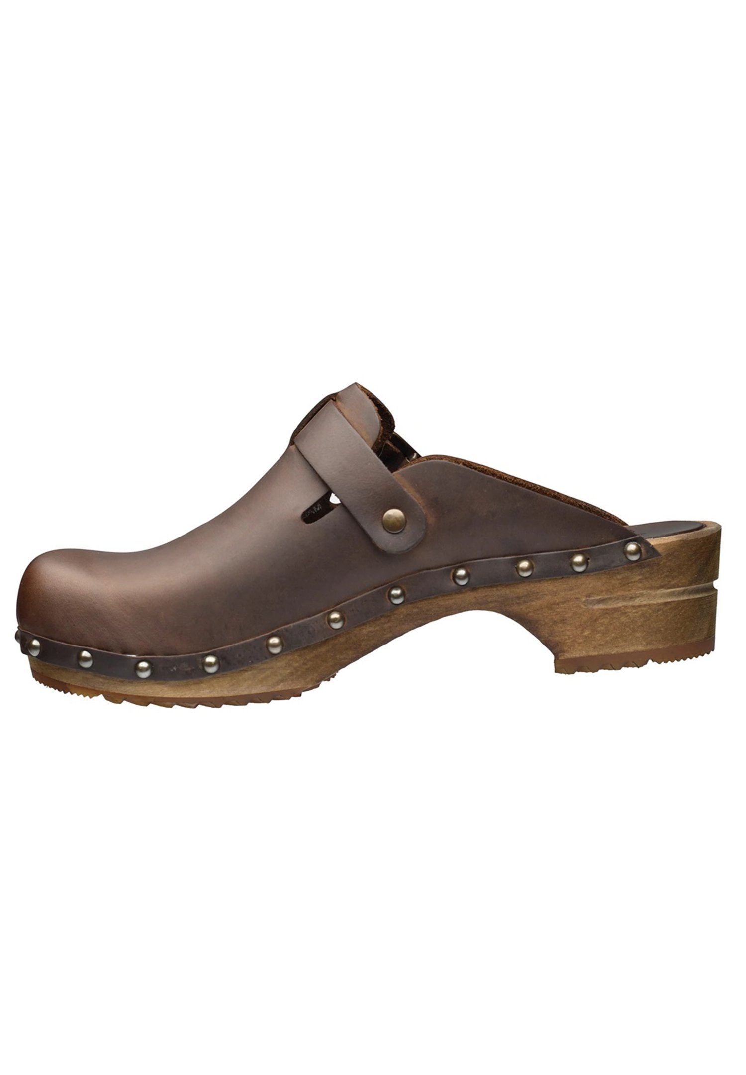 Sanita Wood Kristal open Pantolette