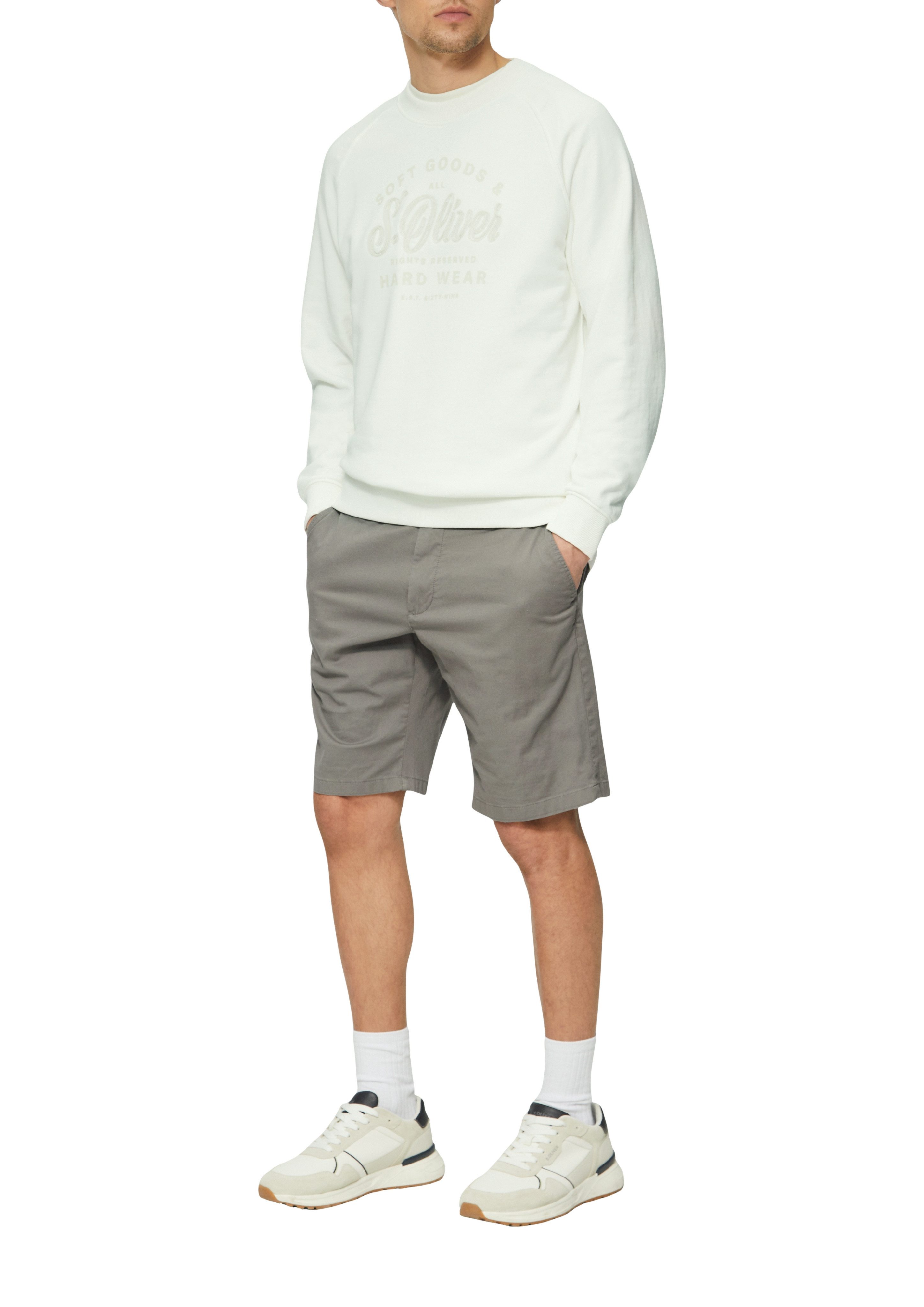 s.Oliver Sweater mit Logo-Druck günstig online kaufen