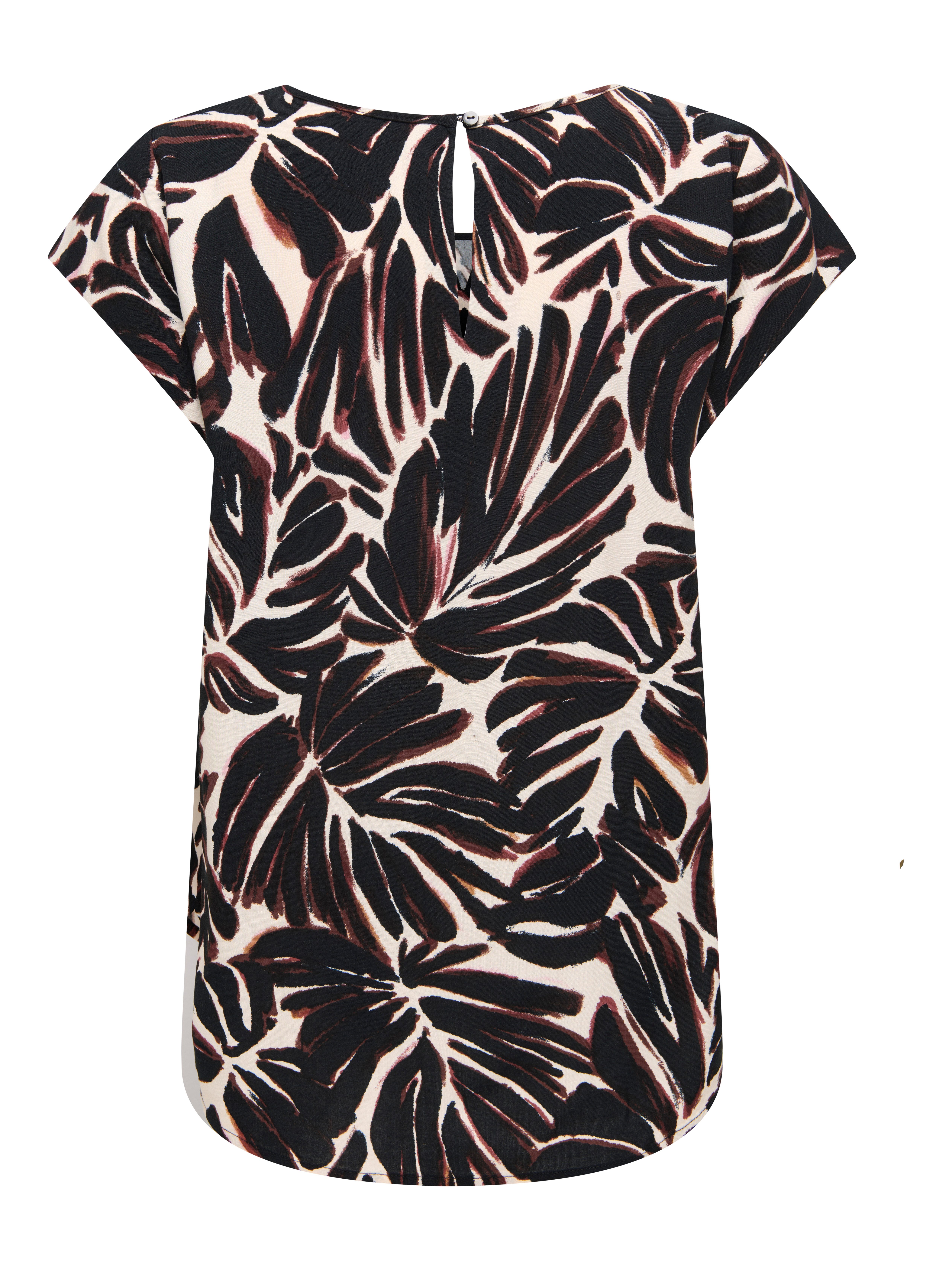 ONLY Shirtbluse ONLNOVA LIFE S/S TOP AOP PTM Viskose, regular fit, Rundhals – Bild 4 von 4