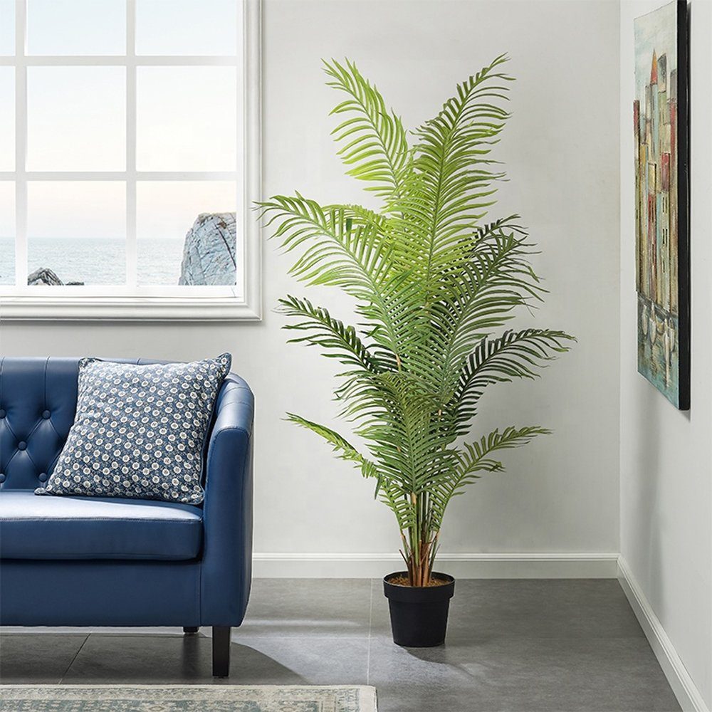 Palme Kunstpflanze große Pflanze Arnusa, Topf Höhe KP102 im Kunstpalme 180 cm, Palme, cm künstliche 180