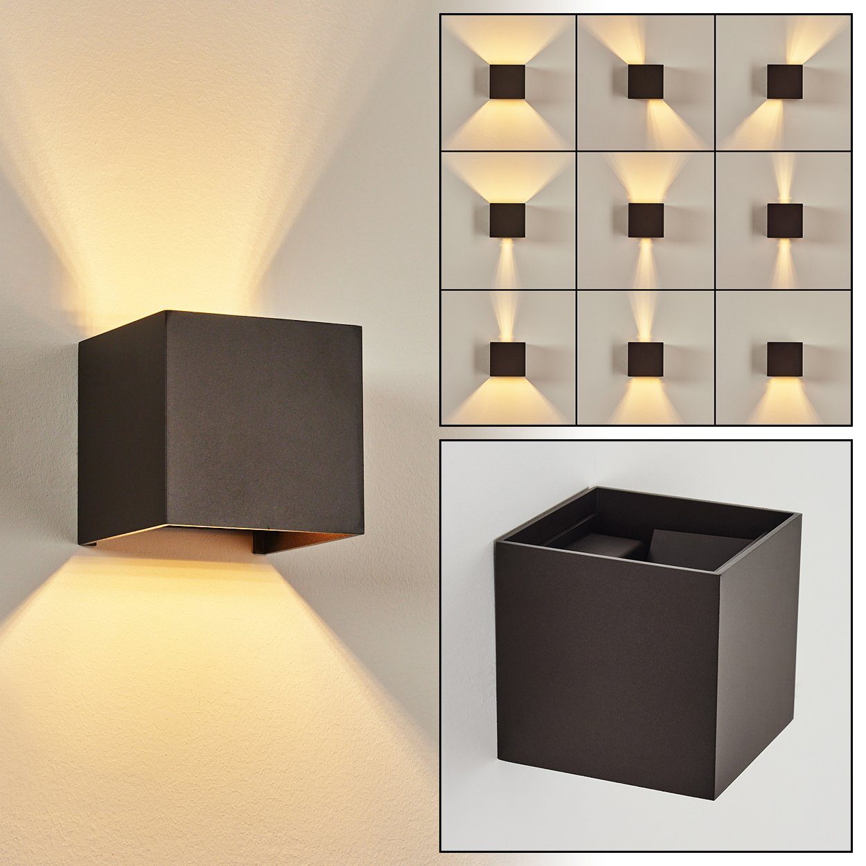 hofstein Wandleuchte »Vaccina« moderne Wandlampe aus günstig online kaufen