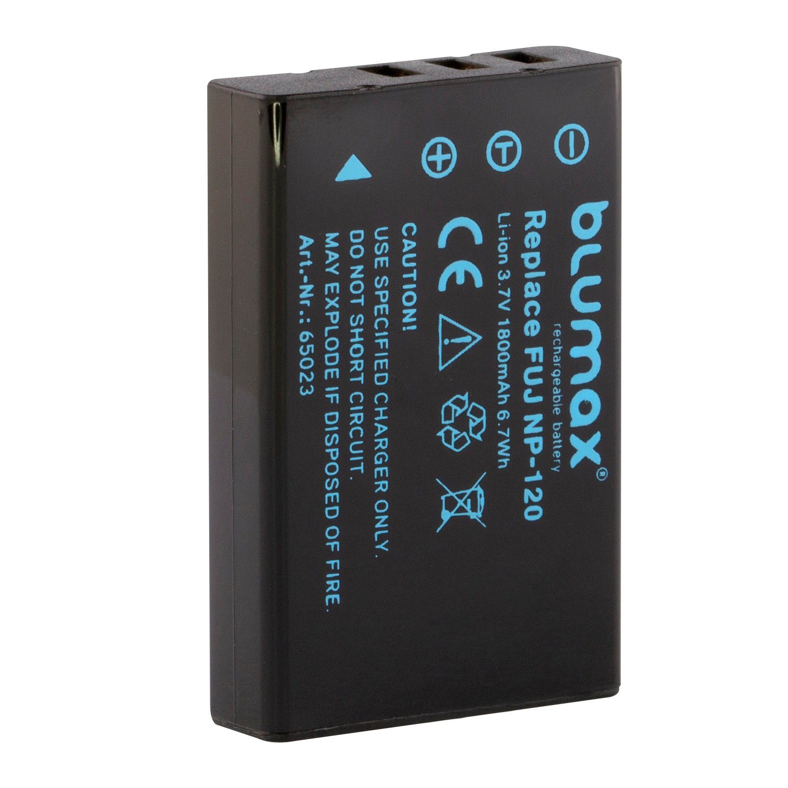 Blumax Akku passend für Fuji NP-120 1700 mAh (3,7V) Kamera-Akku