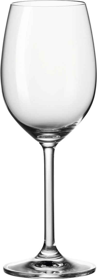 LEONARDO Weißweinglas Daily, Glas, 370 ml, 6-teilig