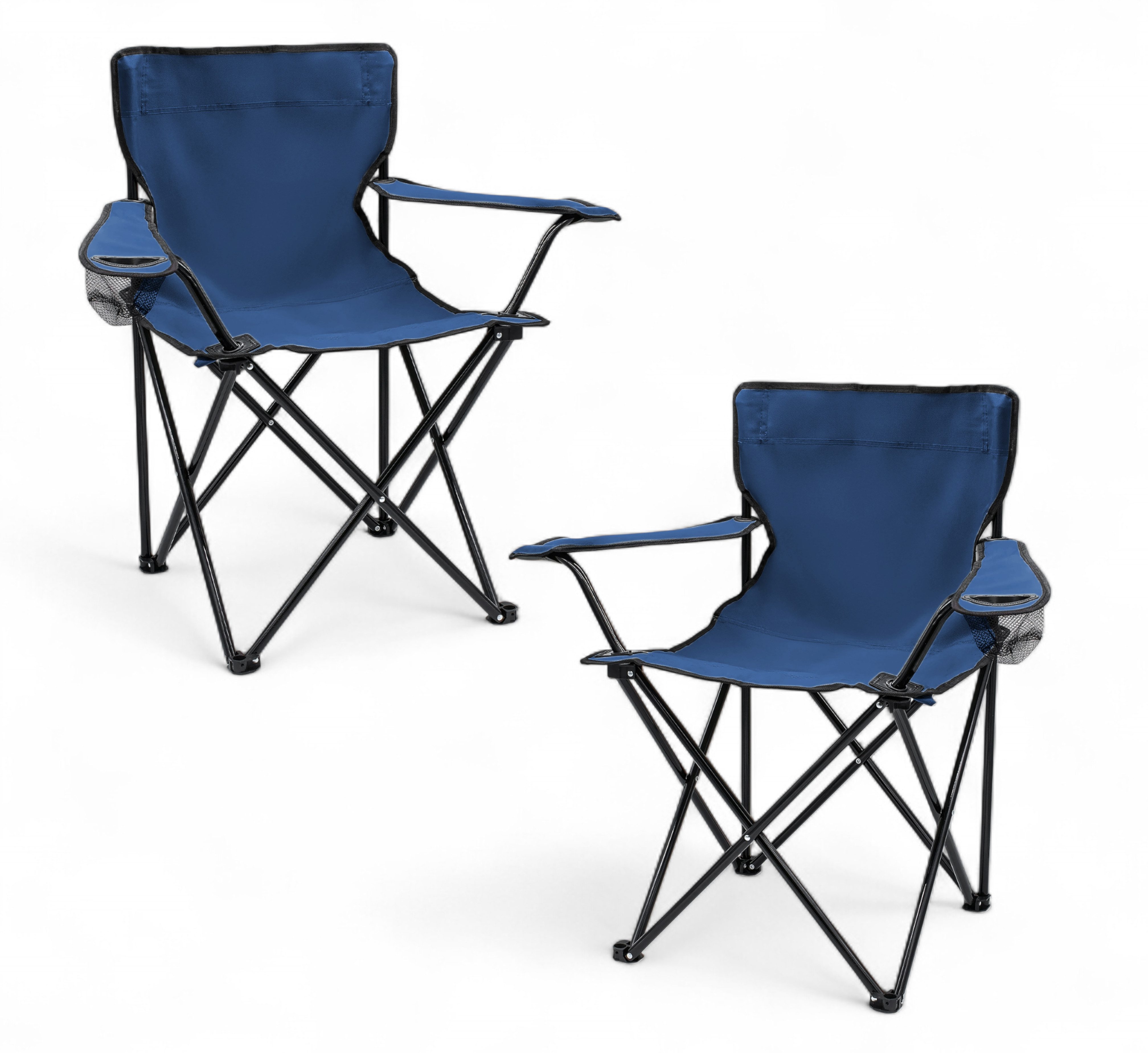 Spetebo Campingstuhl Campingstuhl mit Getränkehalter - günstig online kaufen