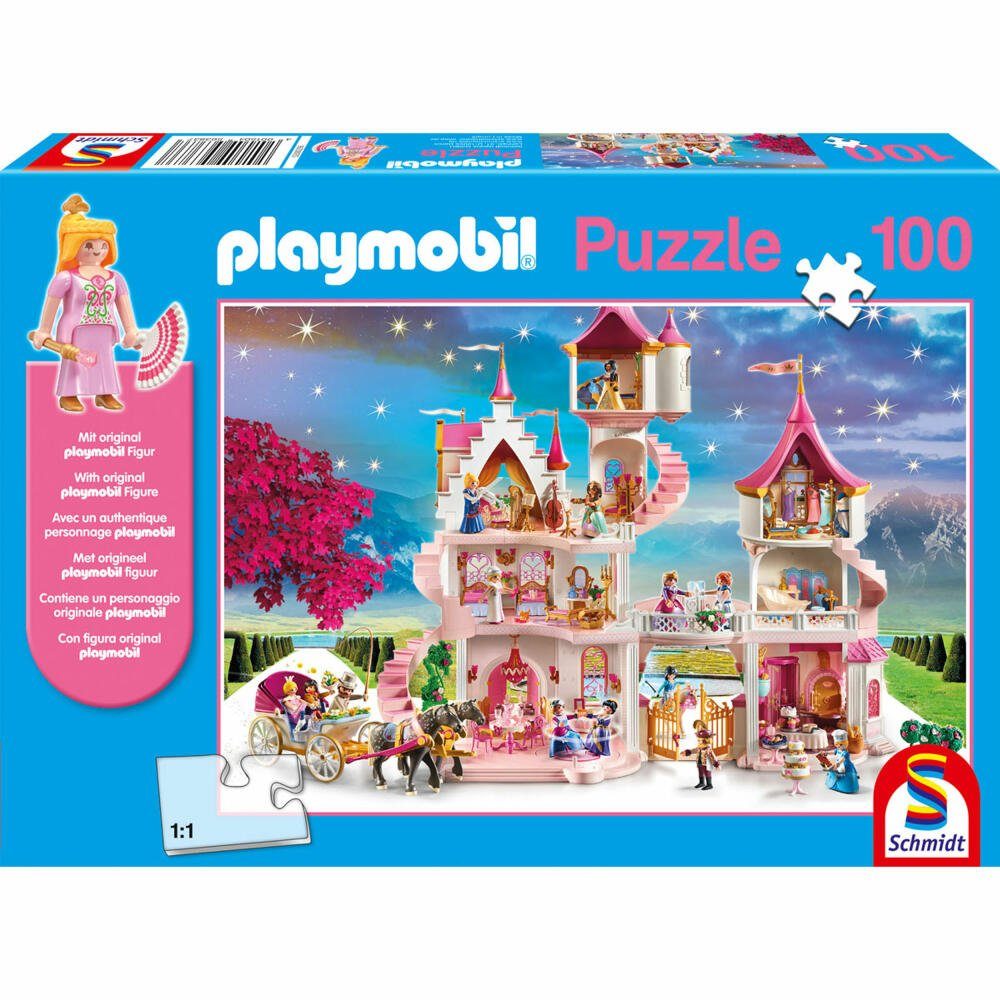 Puzzle Puzzleteile Playmobil Teile, 100 Schmidt Spiele 100 Prinzessinnenschloss