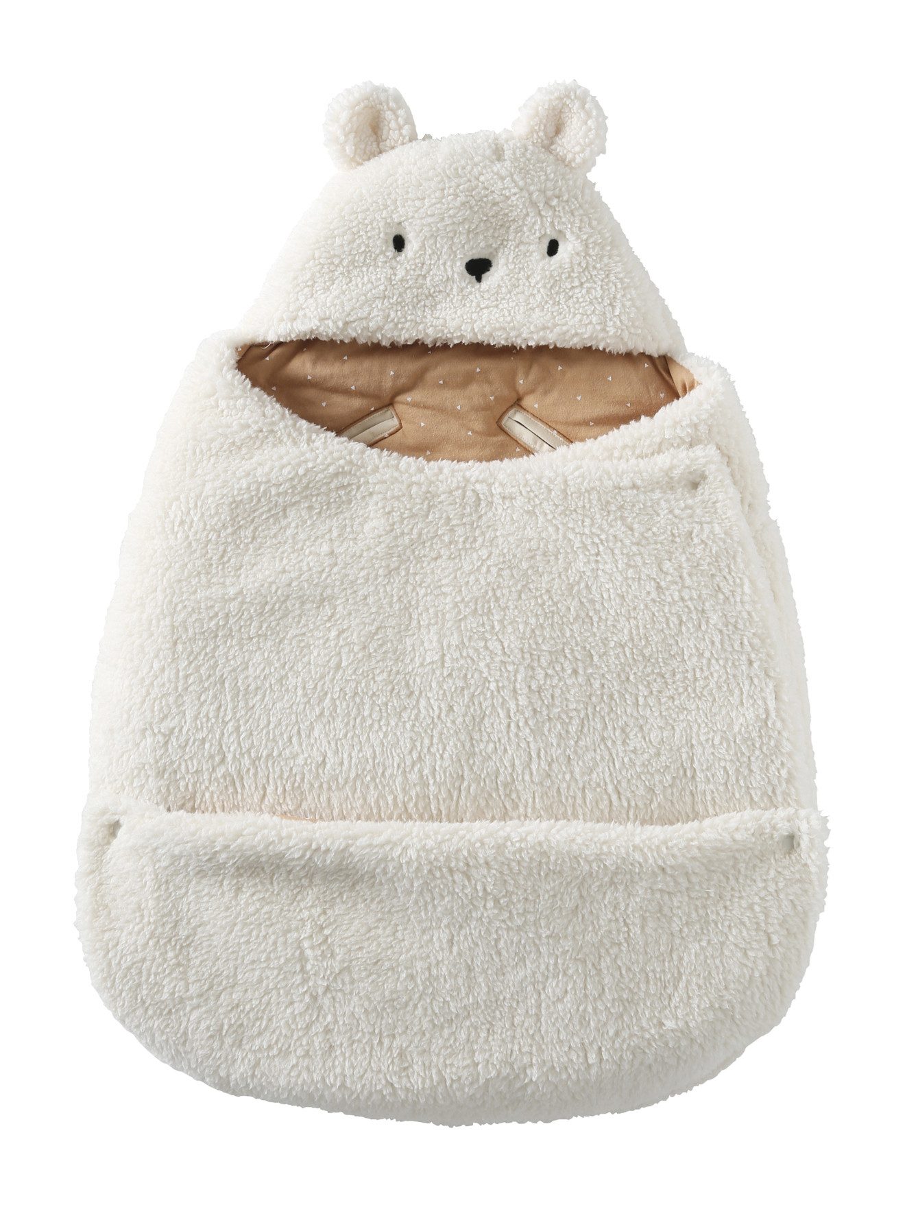 Fußsack 2-in-1 Baby Ausfahrsack/Wickelunterlage, Plüsch