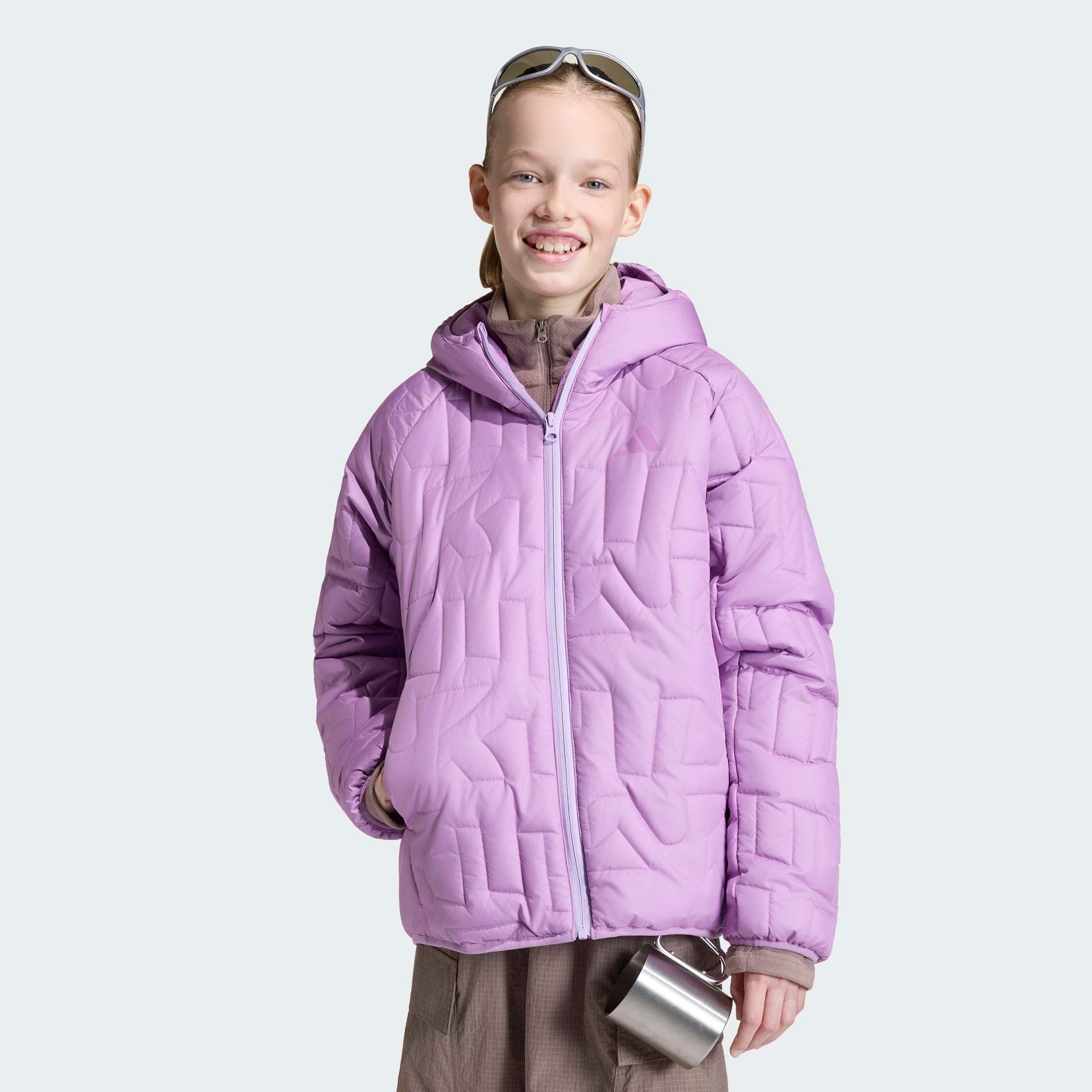 adidas TERREX Outdoorjacke KIDS XPERIOR CLIMAWARM GEFÜTTERTE für Kinder, mit durchgehendem Reißverschluss, aus Ripstop-Material