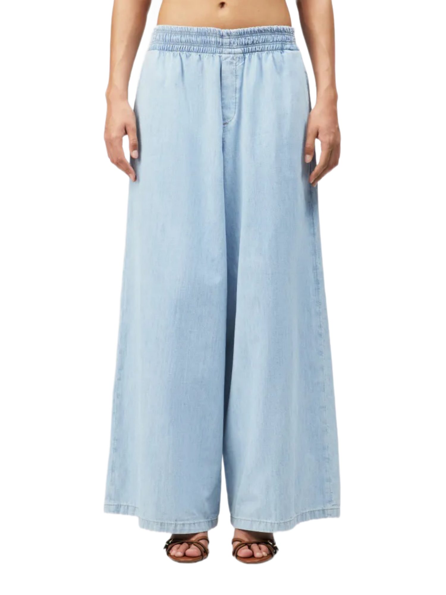 Drykorn Stoffhose blau,Basic,Baumwolle,Unifarben,Relaxed Fit,Niedrig