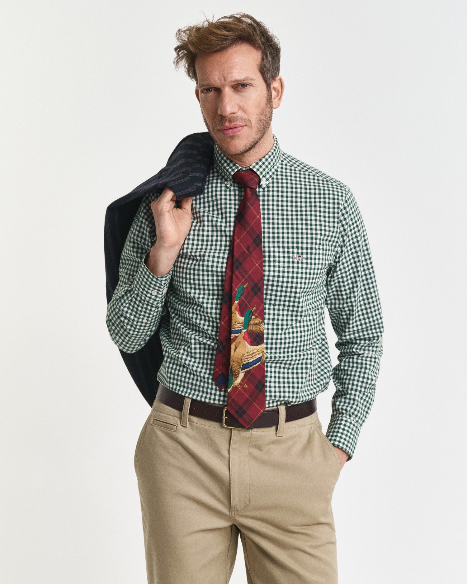 Gant Langarmhemd REG POPLIN GINGHAM SHIRT günstig online kaufen