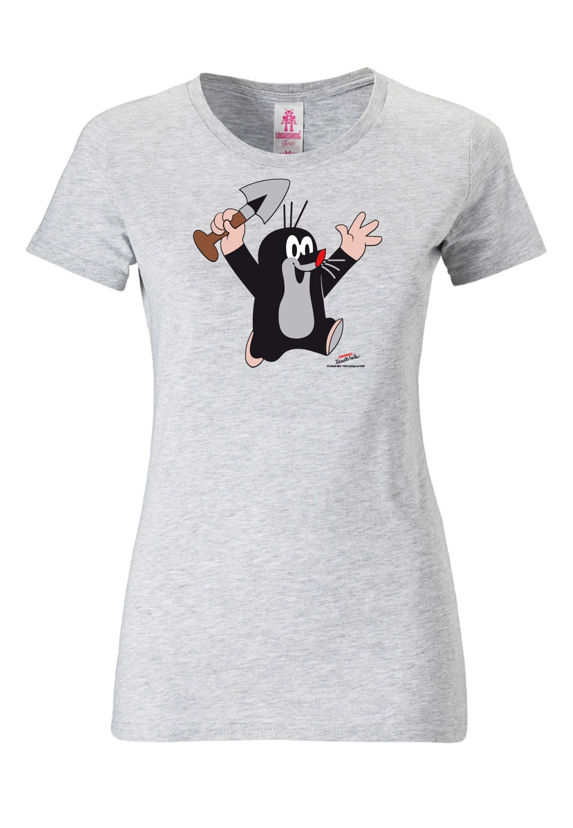 LOGOSHIRT T-Shirt Der kleine mit lizenziertem Maulwurf Originaldesign