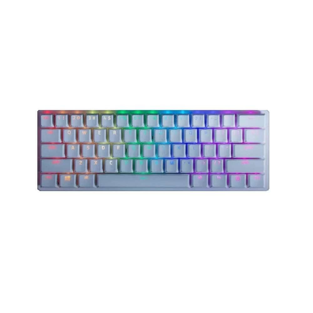 RAZER Razer Huntsman Mini Tastatur Gaming USB QWERTY US International Weiß Gaming-Tastatur