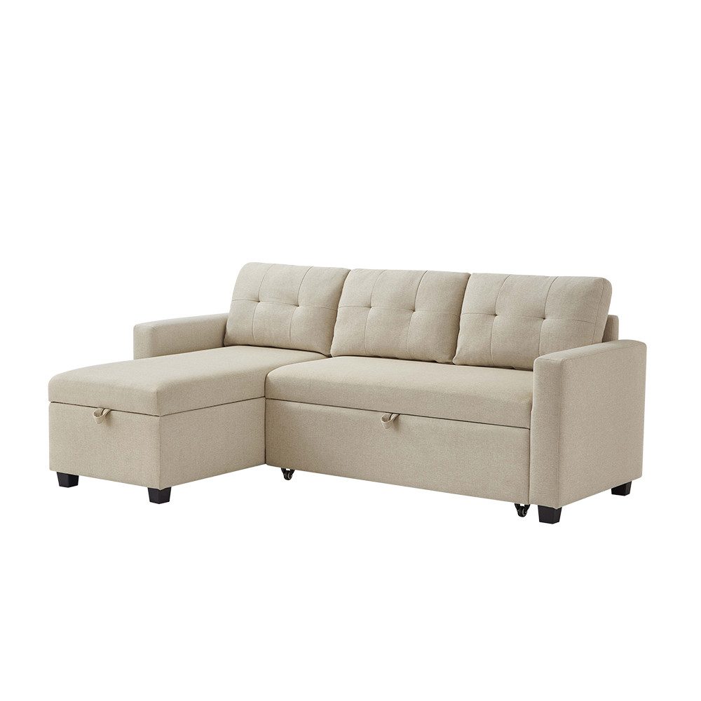 VitaliSpa® Ecksofa Campina, Beige, 226 x günstig online kaufen