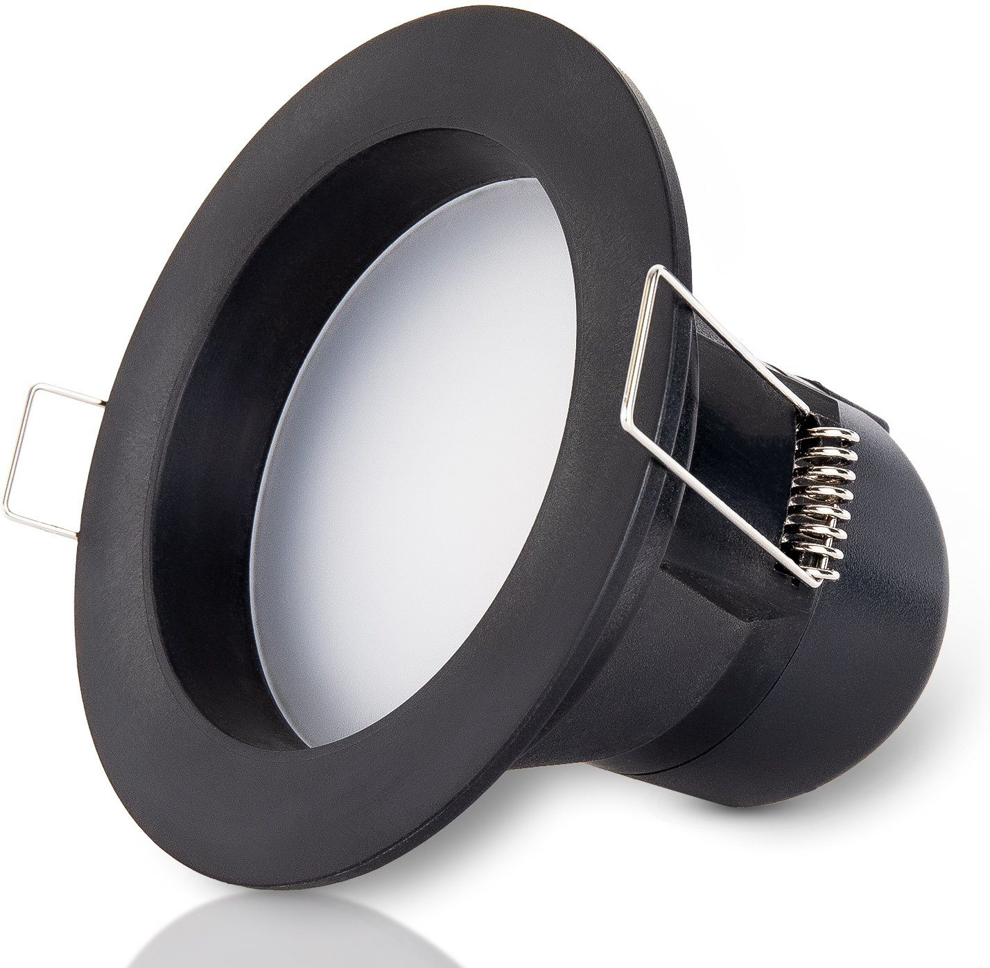 Senta, Einbaustrahler Warmweiß, Spotlight LED Set Home LED Einbauleuchte Strahler wechselbar, 3er 3000K Paco Flach LED