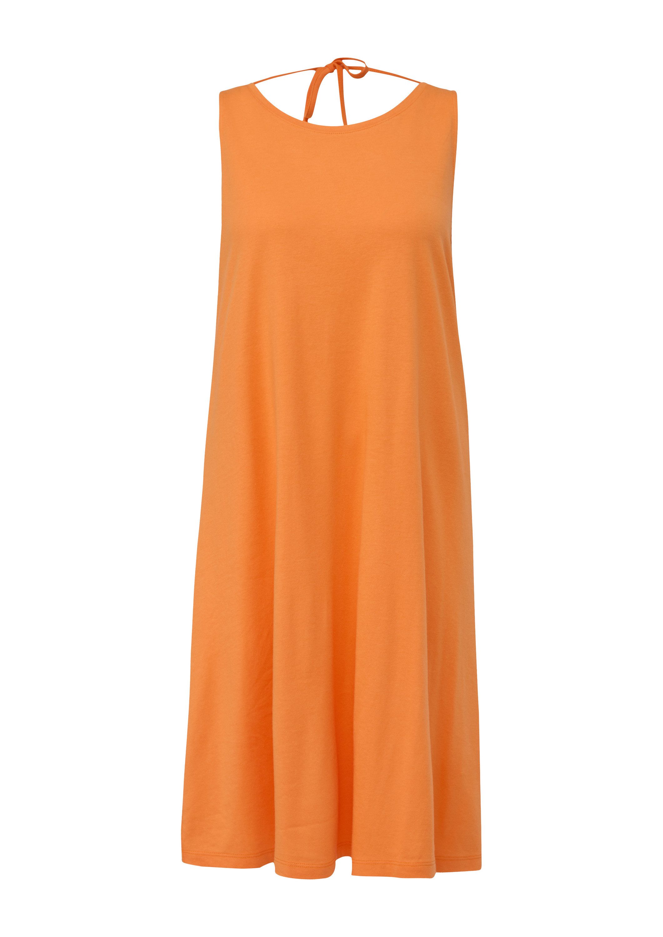 s.Oliver Minikleid Kleid Relaxed-Fit-Kleid mit Bindeband am Rücken günstig online kaufen