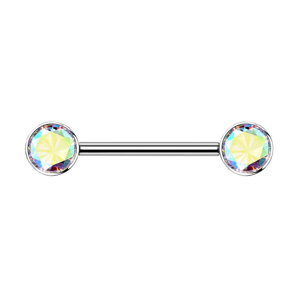 Taffstyle Intimpiercing Intim Titan Brustwarzenpiercing Kristall günstig online kaufen