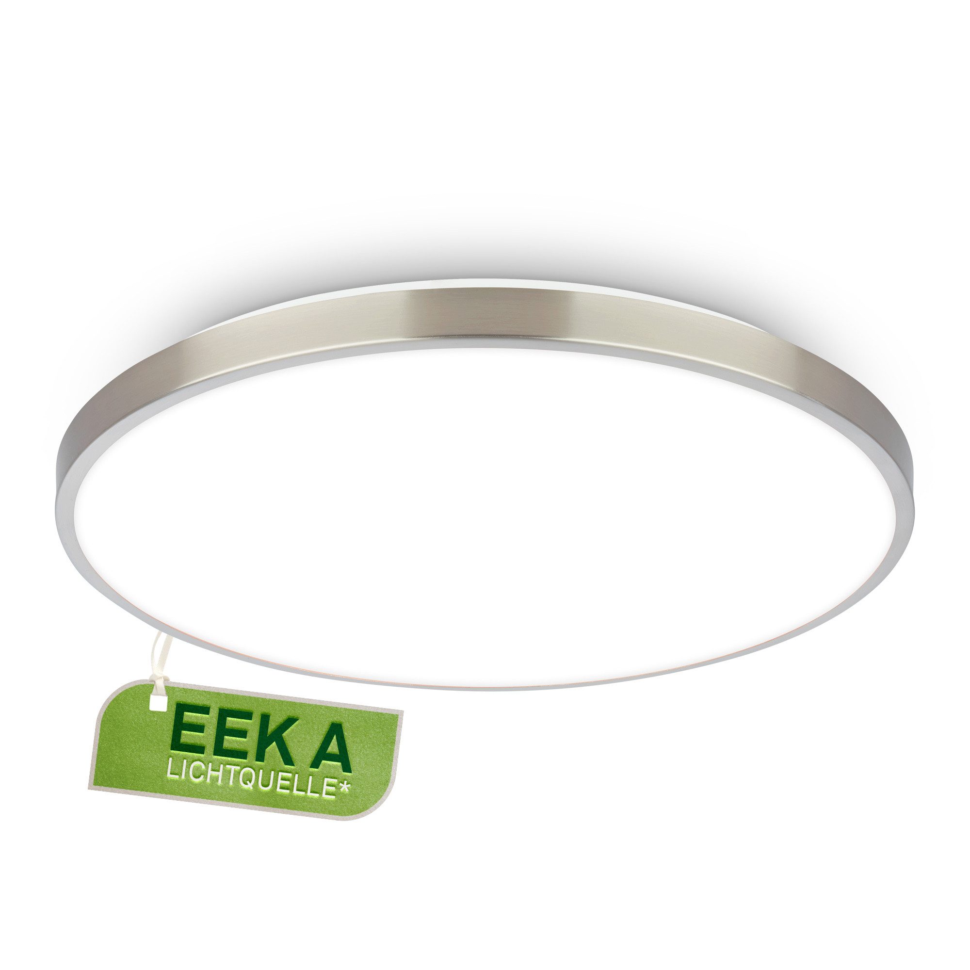 Briloner Leuchten Deckenleuchte LED Panel Ultra-Energieeffizient EEK A 4000K Deckenlampe, LED fest integriert