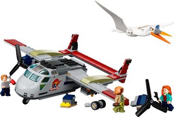 LEGO® Konstruktionsspielsteine Quetzalcoatlus: Flugzeug-Überfall (76947), LEGO® Jurassic World, (306 St), Made in Europe