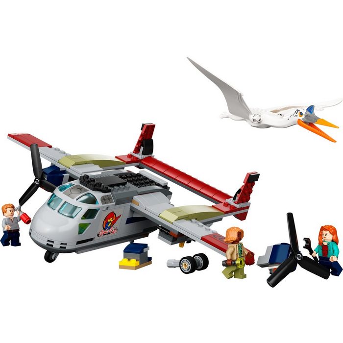 LEGO® Konstruktionsspielsteine Quetzalcoatlus: Flugzeug-Überfall (76947) LEGO® Jurassic World (306 St) Made in Europe