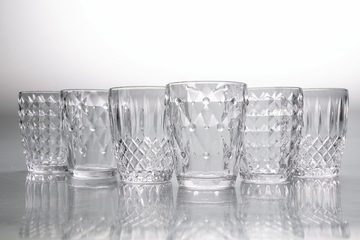 Villa d'Este Gläser-Set Loira Transparent, Glas, Wassergläser-Set, 6-teilig, Inhalt 280 ml