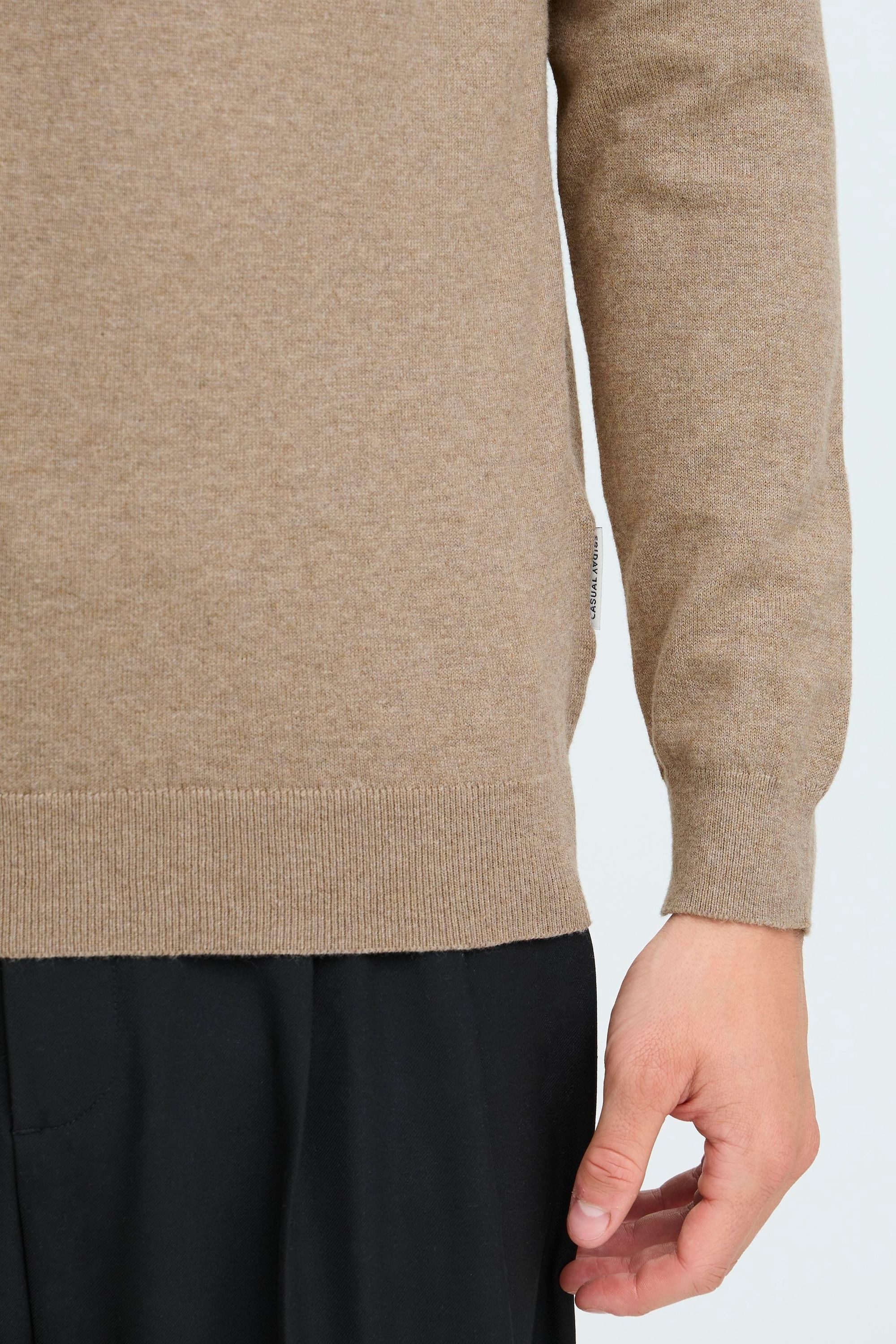 Casual Friday Strickpullover CFFRODE polo knit Modisches Polo-Longsleeve