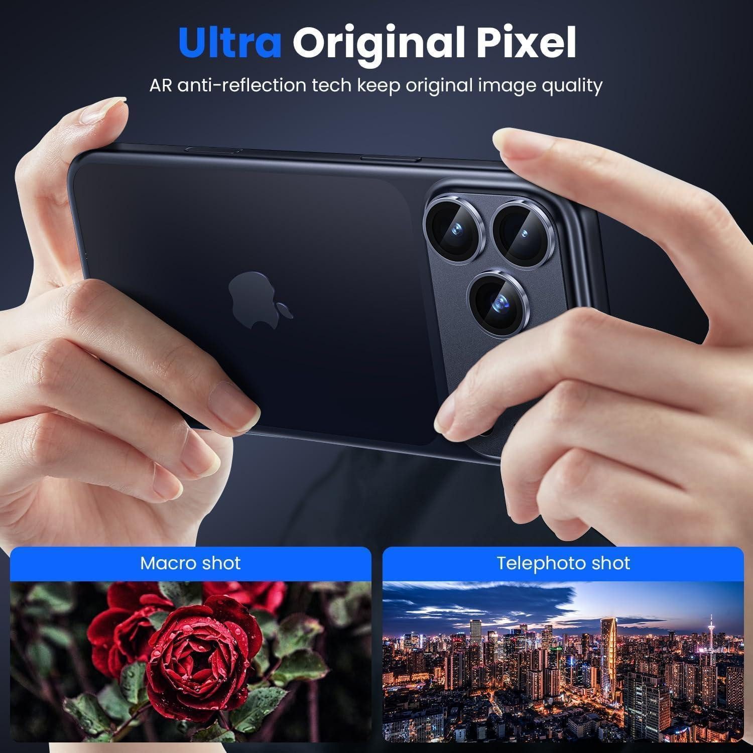 LuxusKollektion Kameraschutzglas Kameraschutz iPhone 17 Pro Matt Deep Blue, 1 Stück – Bild 2 von 5