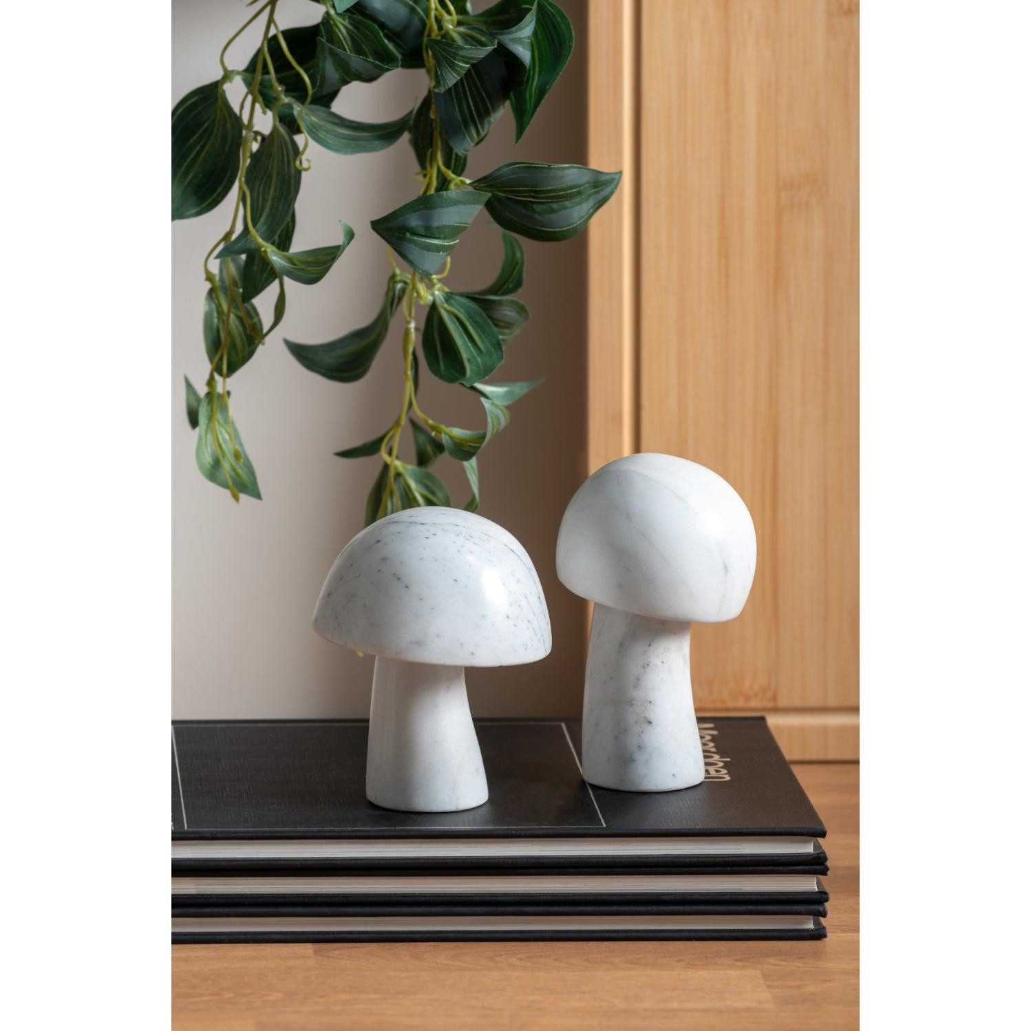 Present Time Dekoobjekt Statue Mushroom White (Small)