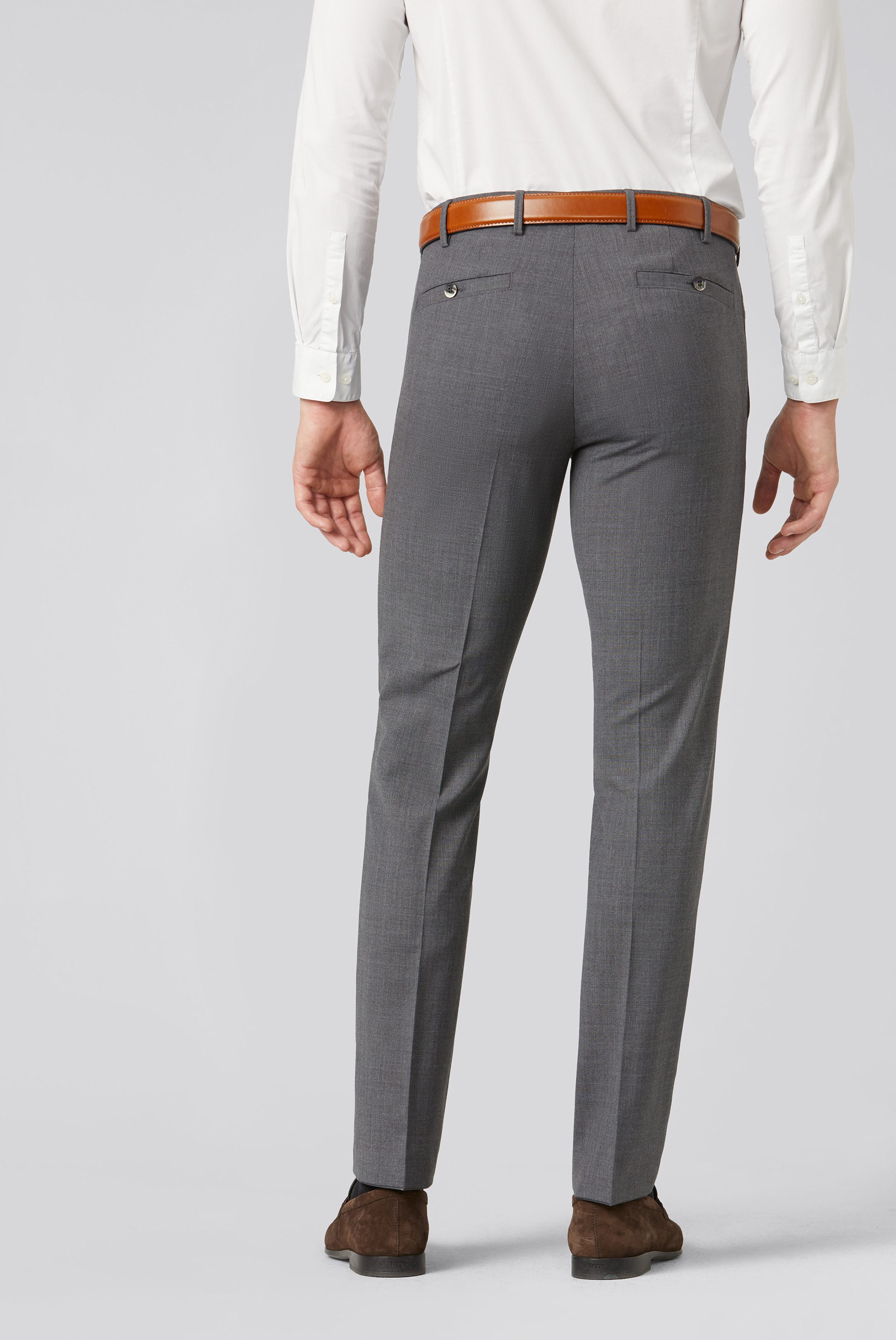 MEYER 5-Pocket-Jeans MEYER ROMA mittelgrau 115-0-9344.07