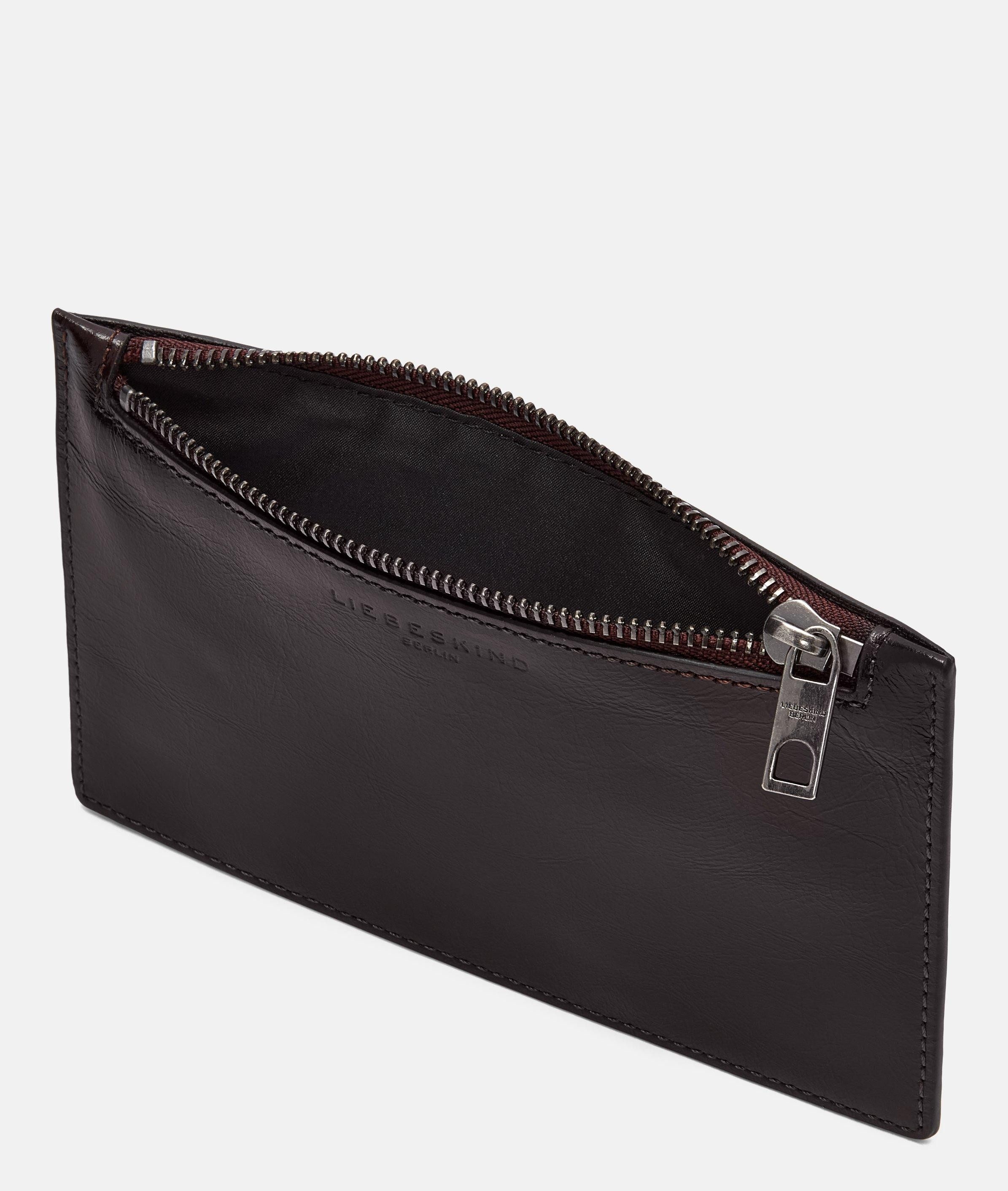 Liebeskind Berlin Kosmetiktasche Kiwi Pouch S, Handliche Pouch aus Rindsleder mit glossy Finish