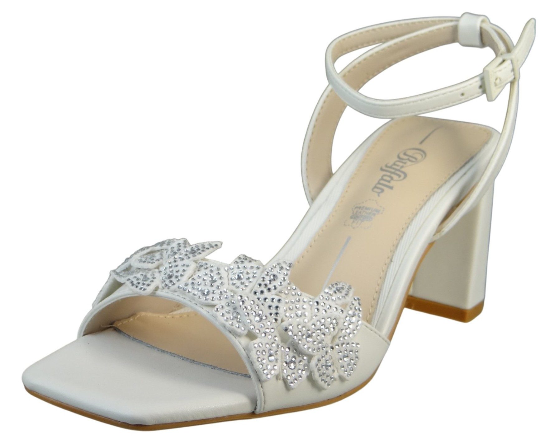 Buffalo 1291633 Ashley Butterfly Glam White Sandale