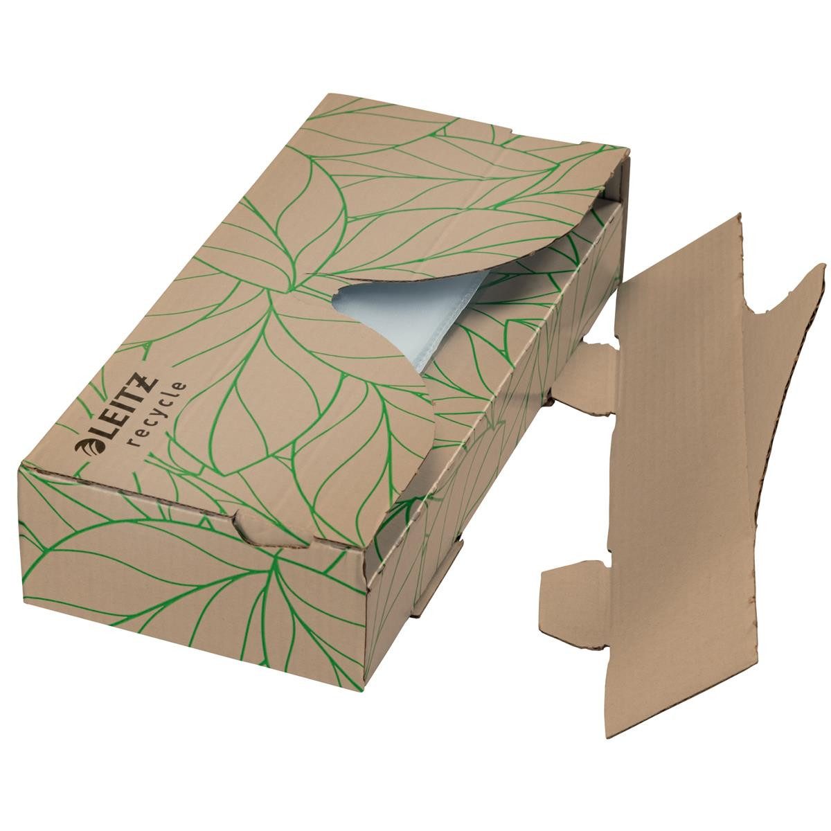 LEITZ Prospekthülle 40 LEITZ Prospekthüllen Recycle DIN A4 transparent genarbt 0,07 mm