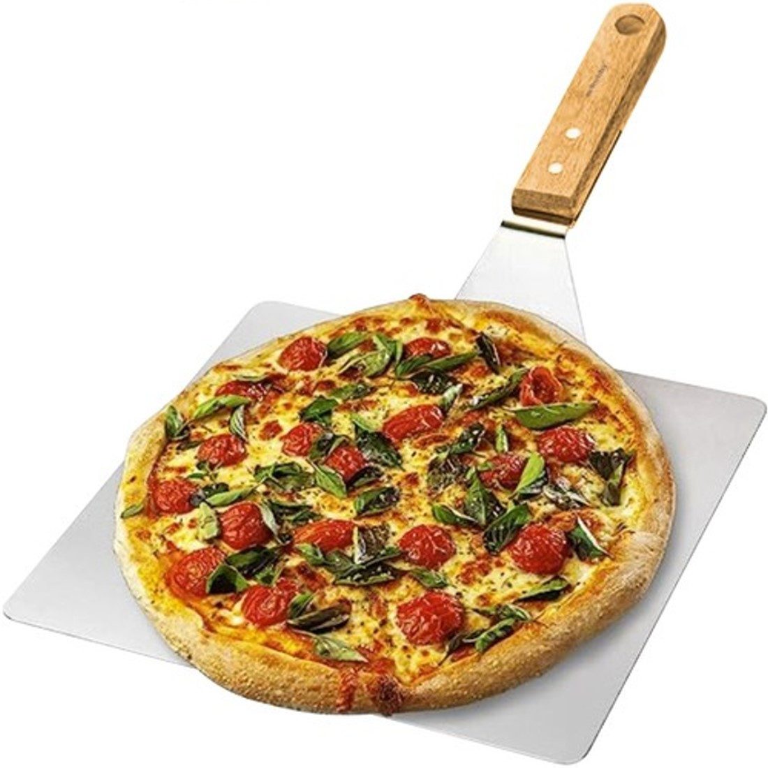 Einkaufszauber Backschaufeln Pizza Schaufel - Tortenheber, Edelstahl