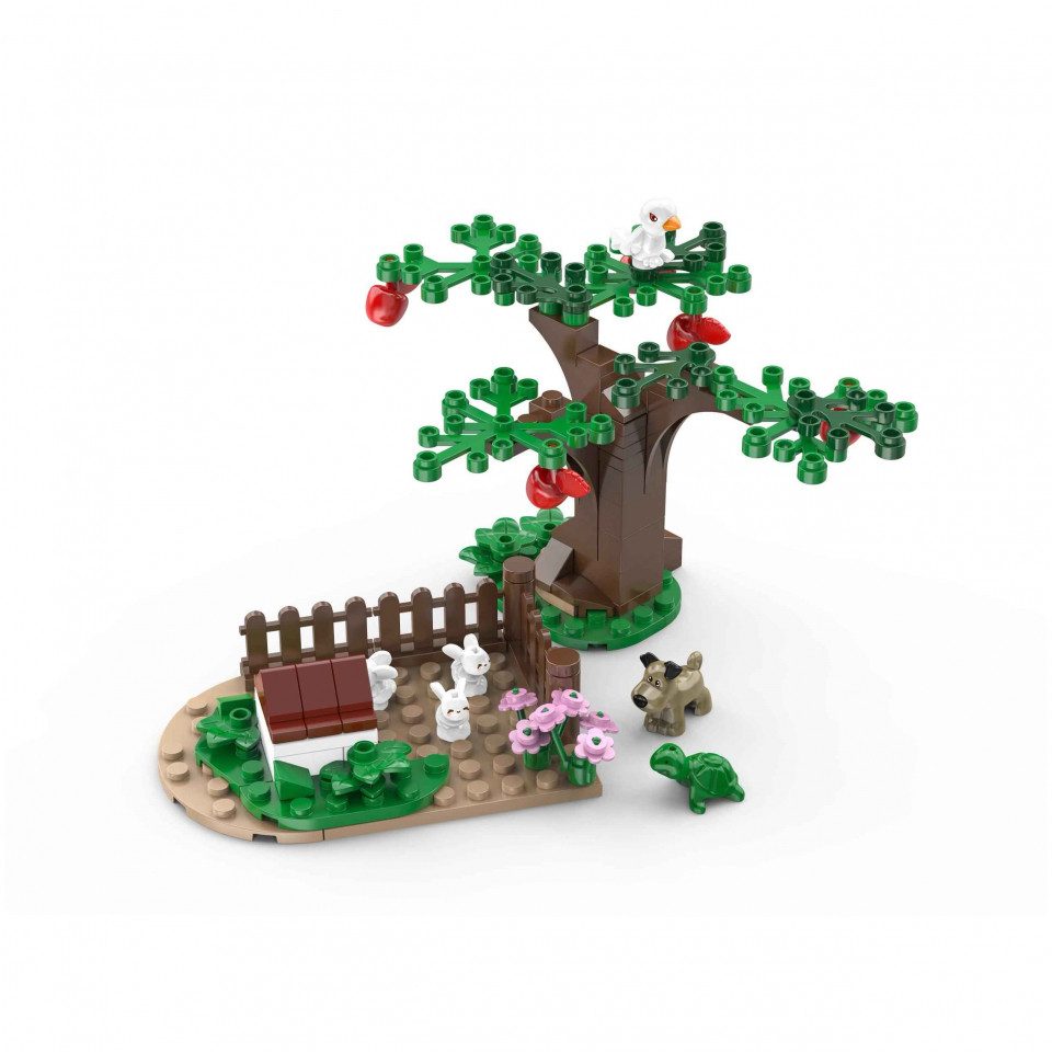 Kiddicraft Spiel, Brickfarm - Hasenstall - deutsch