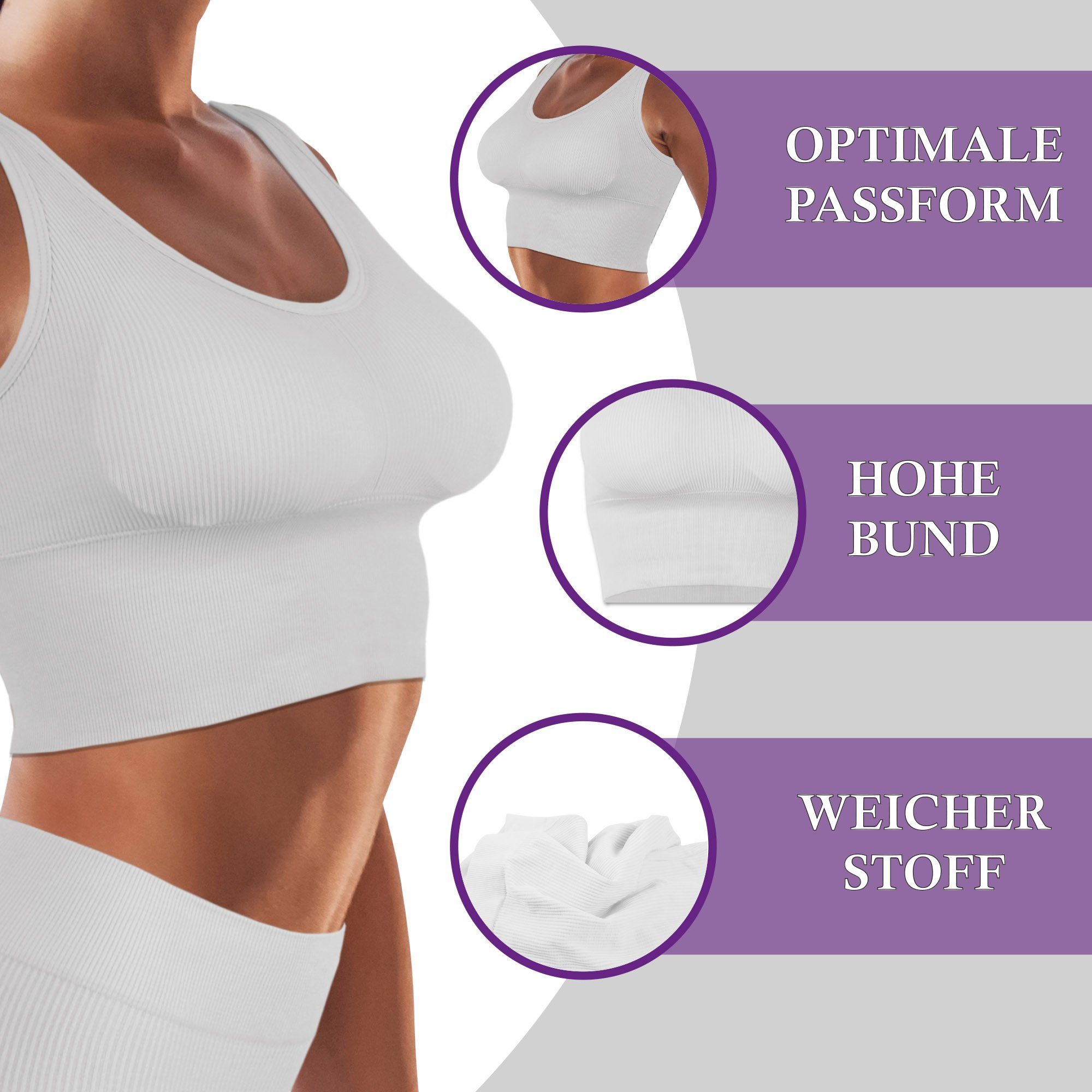 hemmy Fashion Push-up-BH Komfort BH - mit breiten Unterbrustband Damen Basi günstig online kaufen