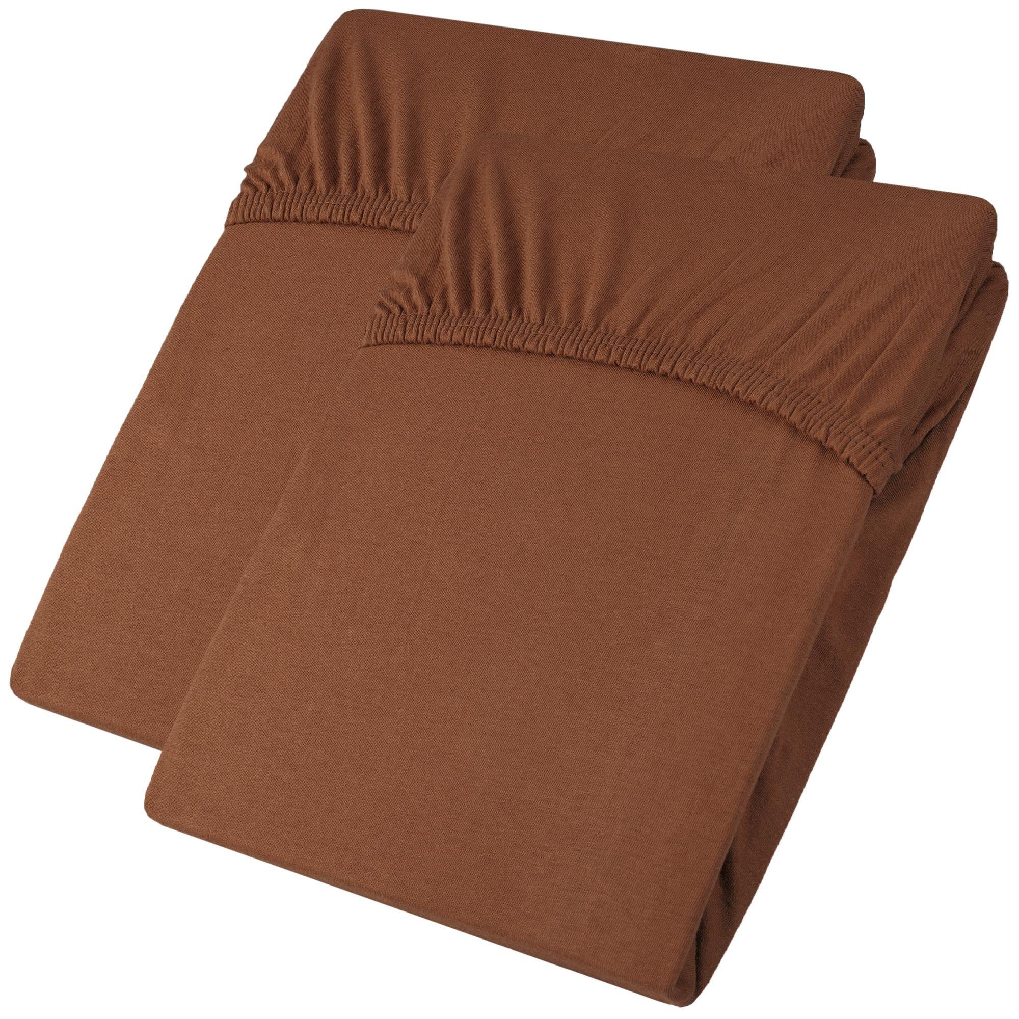 aqua-textil Spannbettlaken Viana Topper Laken Jersey günstig online kaufen