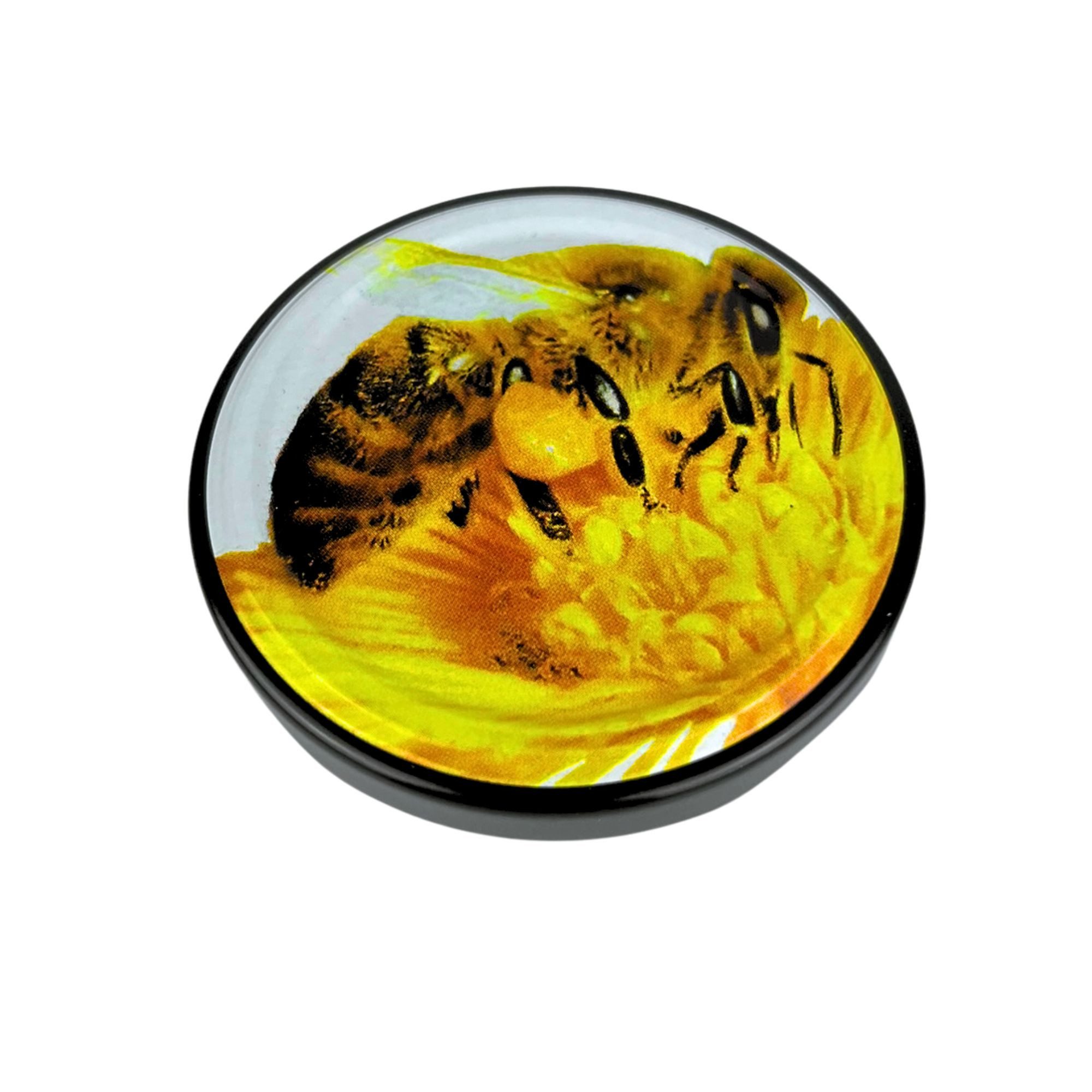 BIENEN SCHMIDT Einmachglas 60x Ersatzdeckel Schraubdeckel für 250g Twist Off Glas 66mm, (60 Stk), Metalldeckel, Dichtungsdeckel, Deckel für Einmachgläser