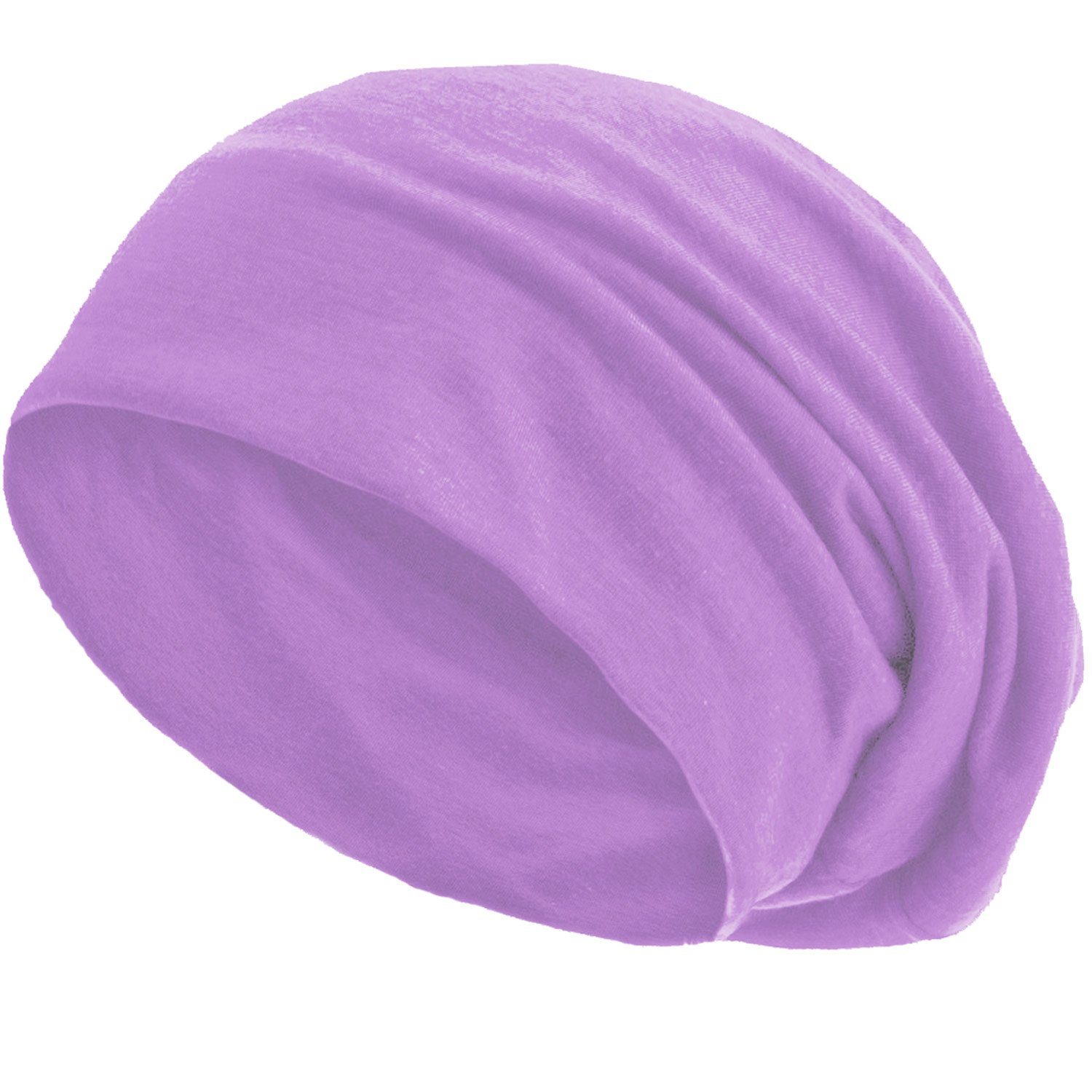 style3 Beanie (1-St) Mütze Damen Herren Haube Sommer Herbst XXL Chemo Schlafmütze Cap