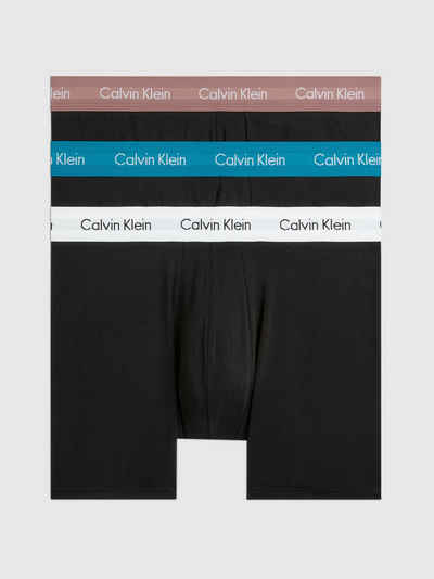 Calvin Klein Underwear Boxer BOXER BRIEF 3PK (Packung, 3-St., 3er-Pack) mit Calvin Klein Logo-Elastikbund