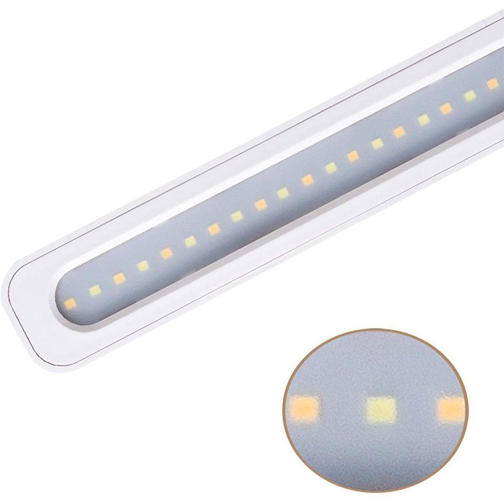 TUABUR LED Schreibtischlampe Augenschutz-Schreibtischlampe USB-Ladeanschluss mit