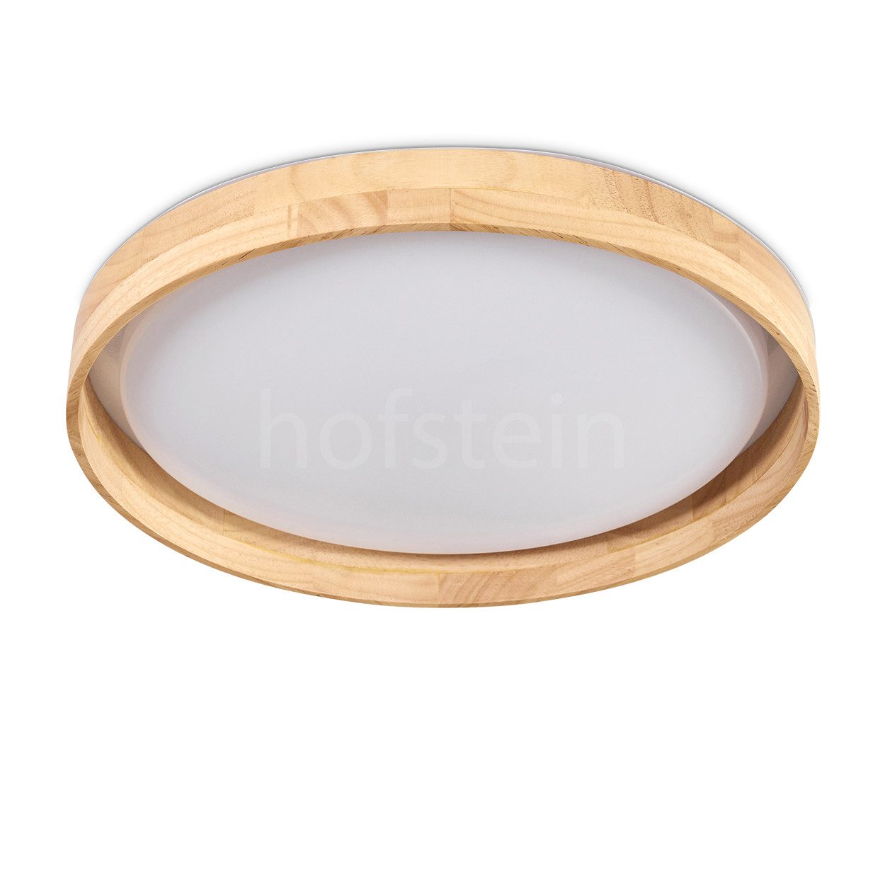 hofstein Deckenleuchte Deckenlampe aus Holz/Metall/Kunststoff in Natur/Weiß günstig online kaufen