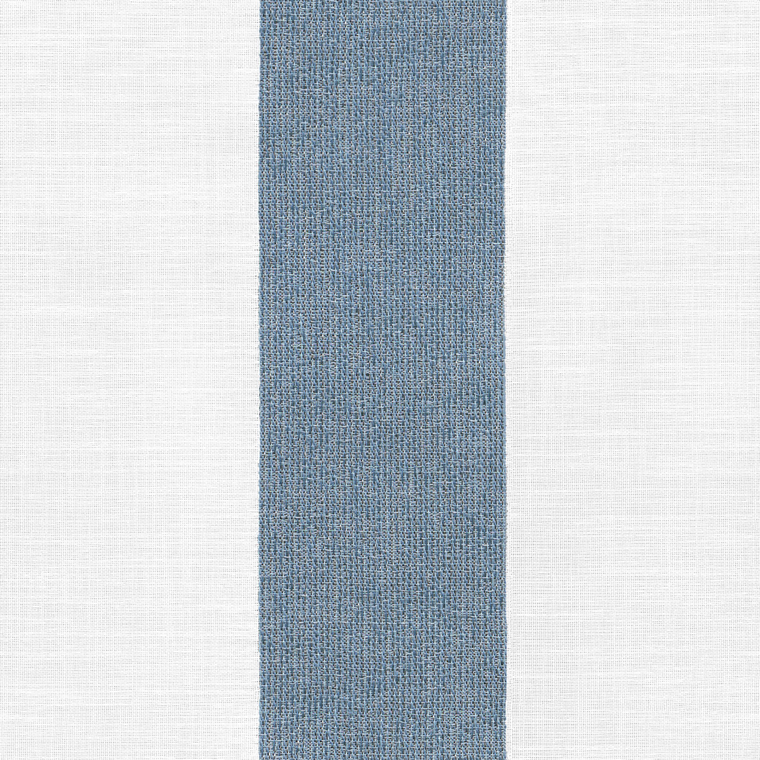 Vorhang ALASSIO, Ösen transparent, Neutex you!, for St), mit Jacquard, bleu/weiß Glanzeffekt (1 Längssteifen