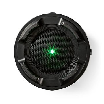 Nedis kabellose XXL Boombox Bluetooth-Lautsprecher (Bluetooth, tragbarer Bluetooth®-Partylautsprecher, Soundbox, koppelbar, mit Akku)