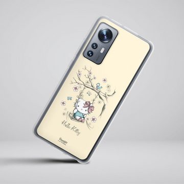 DeinDesign Handyhülle Hello Kitty Fanartikel Offizielles Lizenzprodukt Hello Kitty Natur, Xiaomi 12 5G Silikon Hülle Bumper Case Handy Schutzhülle