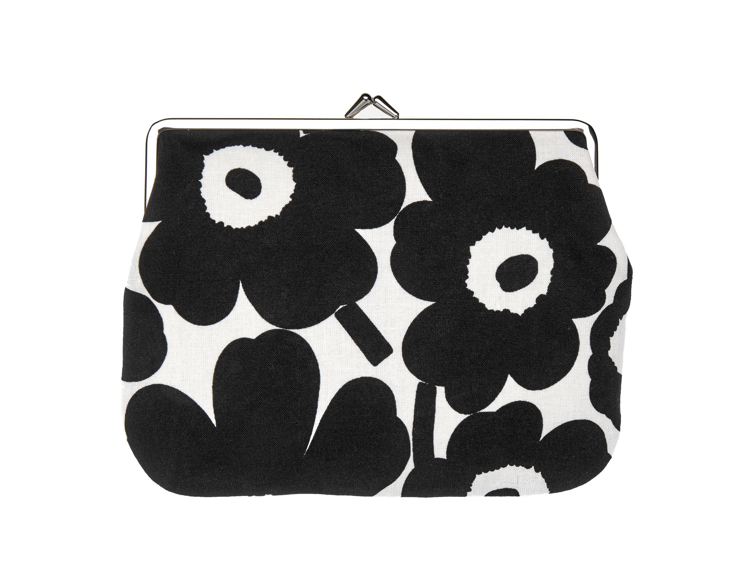 Marimekko Etui Puolikas Kukkaro Mini Unikko Kosmeti Etui, Purse, Geldbörse, Etui, Kulturbeutel, Brillenetui