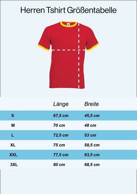 Youth Designz T-Shirt Spanien Herren T-Shirt im Fußball Trikot Look mit trendigem print
