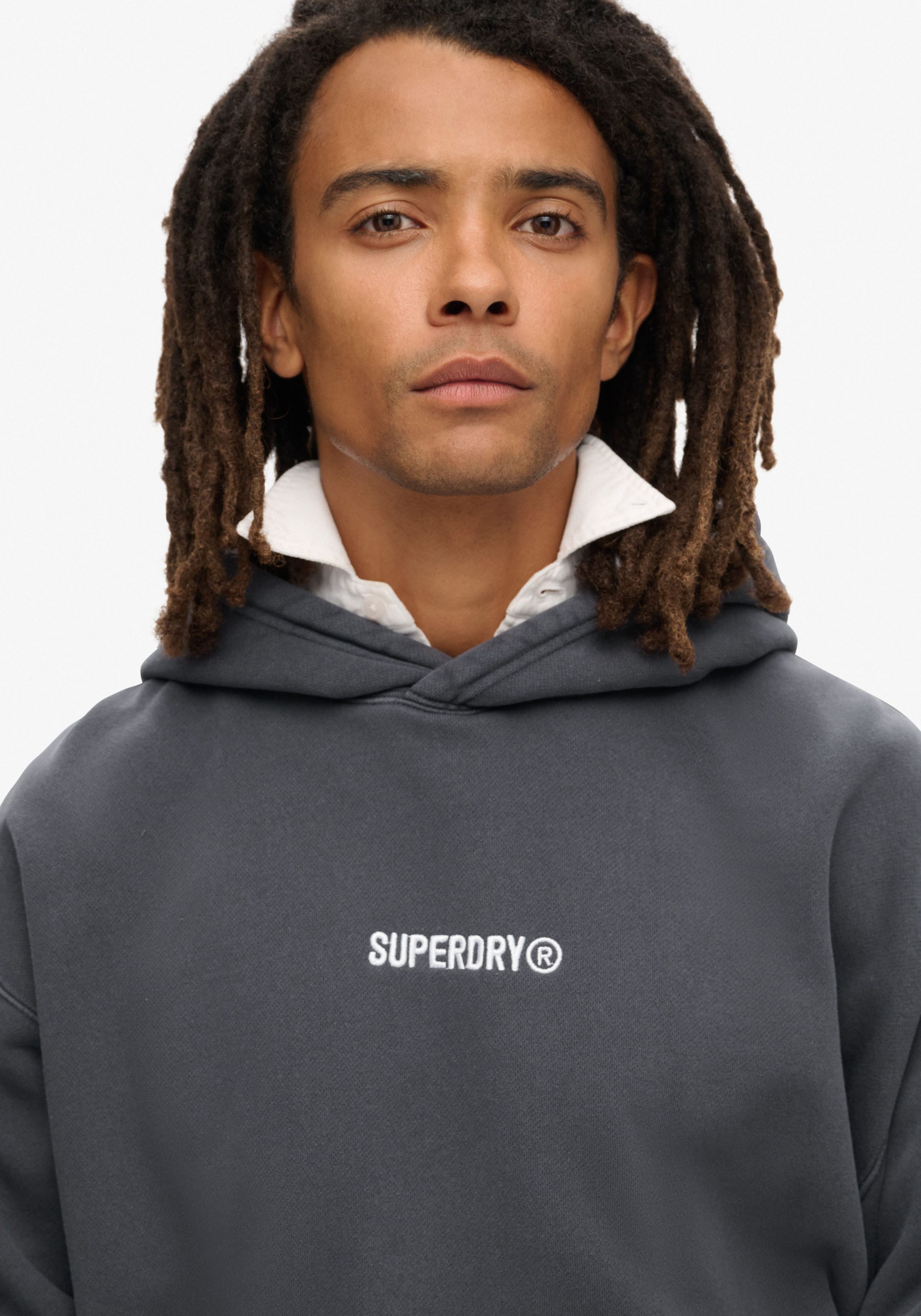 Superdry Kapuzensweatshirt MICRO LOGO GRAPHIC LOOSE günstig online kaufen